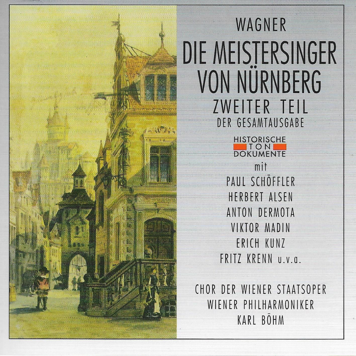 Wagner  / Chor Der Wiener Staatsoper • Die Meistersinger Von Nürnberg - 2 Teil