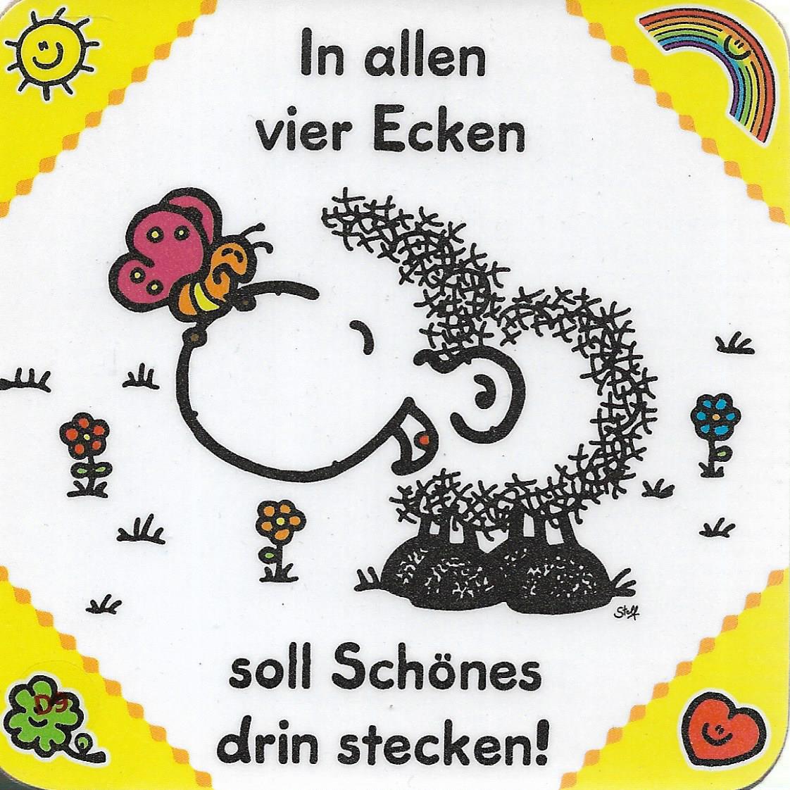 Kork - Untersetzer • In allen vier Ecken soll Schönes drin stecken!