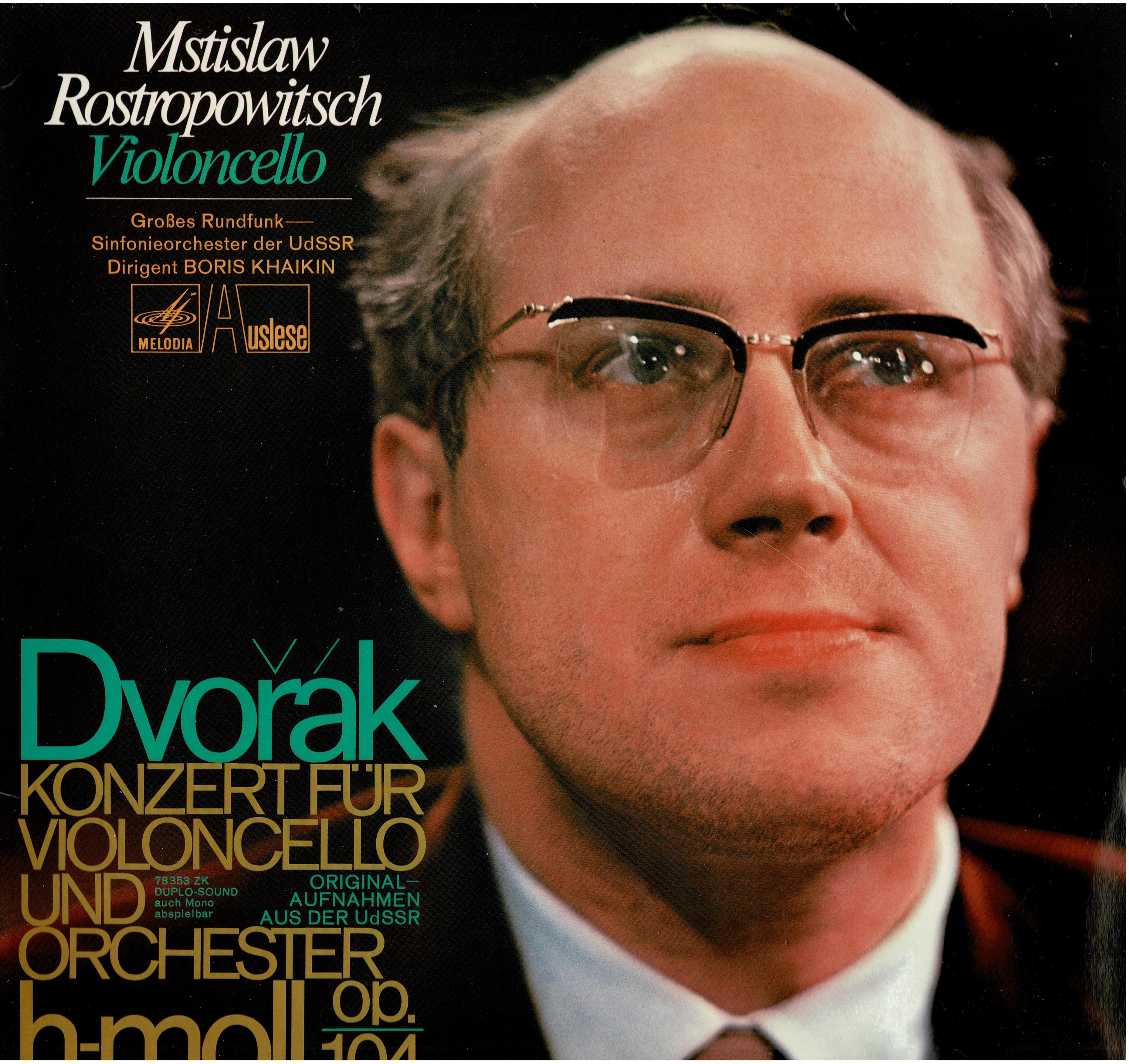 Dvorak • Konzert Für Violoncello, H-Moll Op. 104