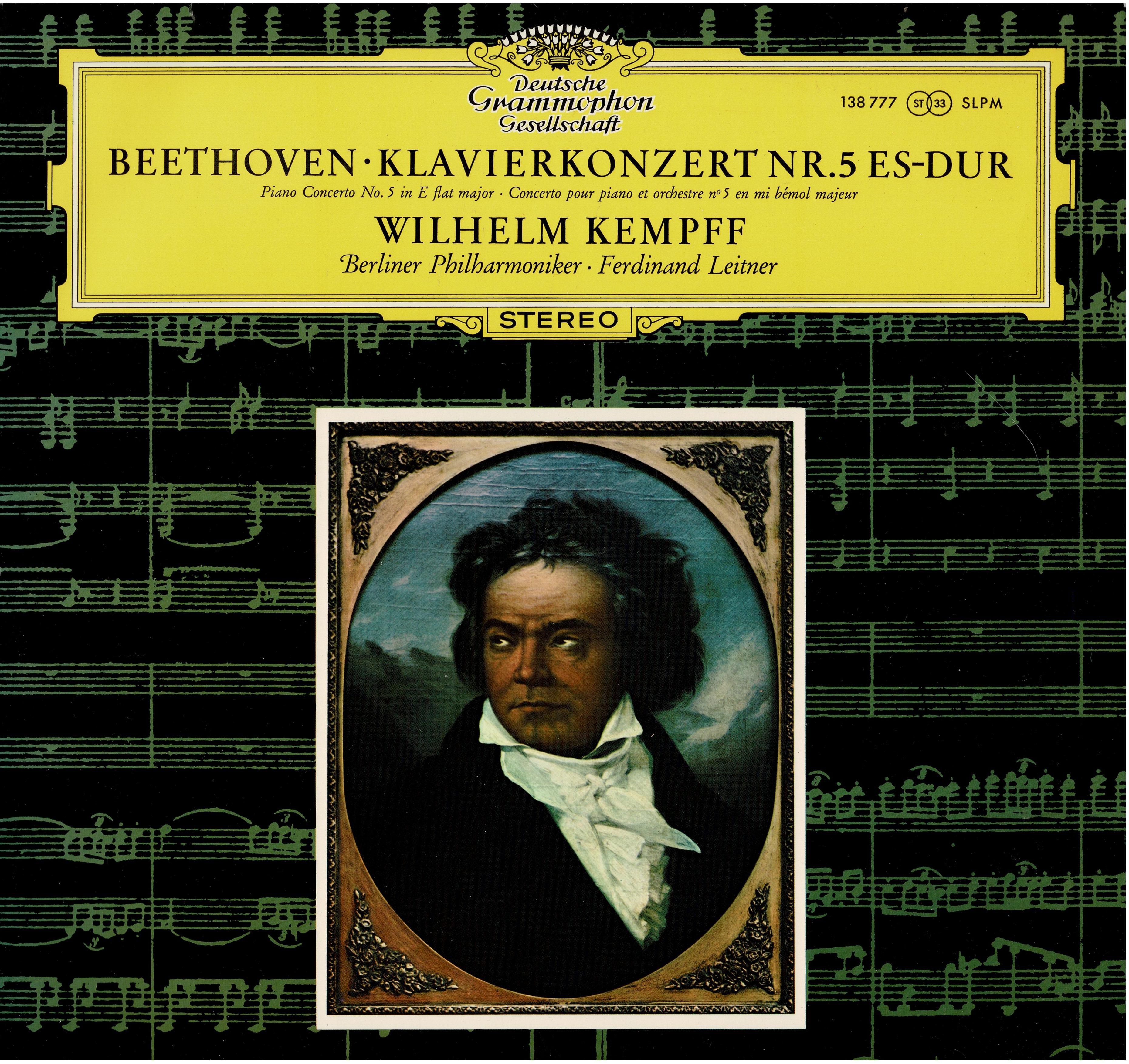 Beethoven - Wilhelm Kempff - Berliner Philharmoniker - Ferdinand Leitner • Klavierkonzert Nr. 5 Es-dur