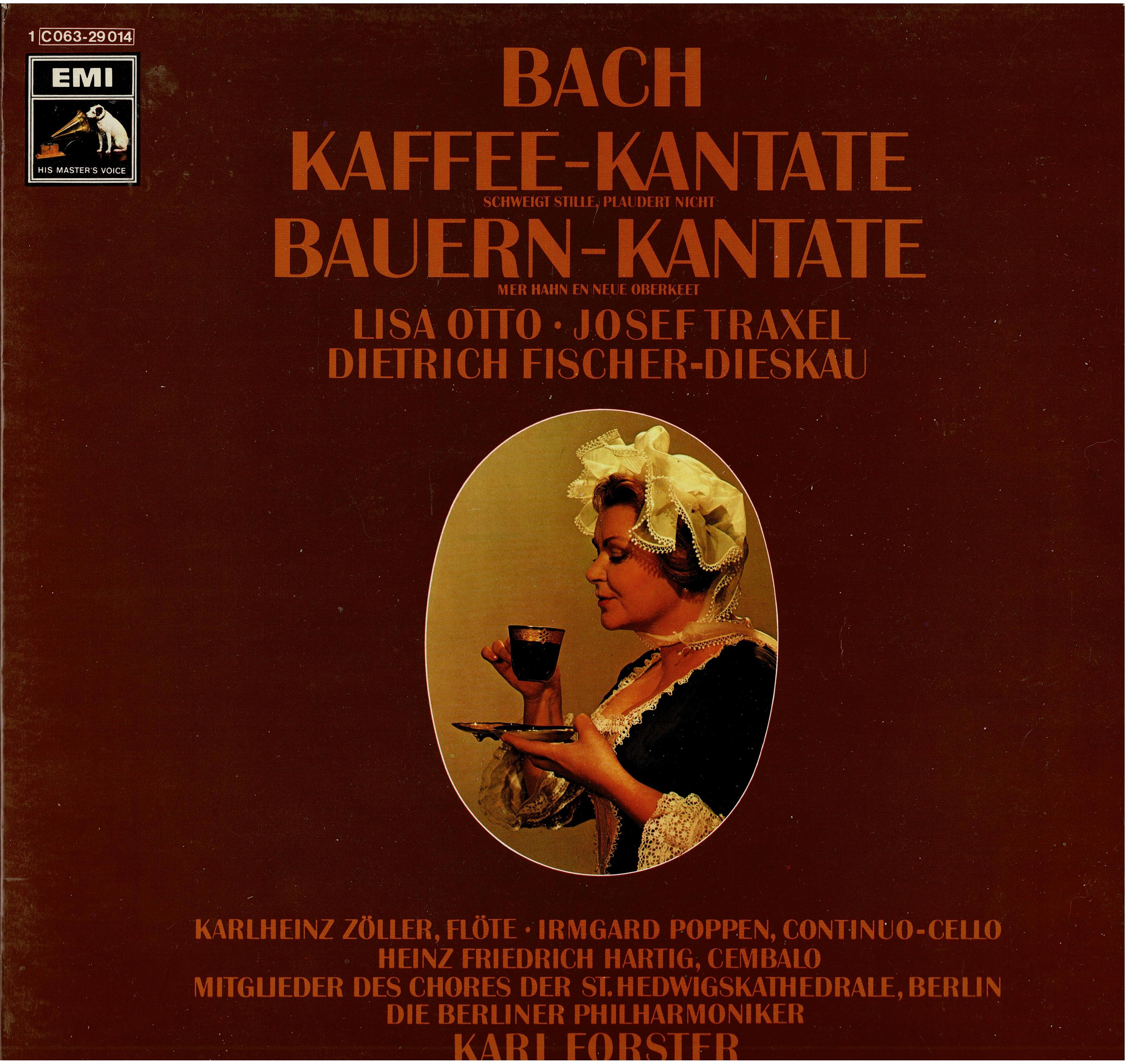 Johann Sebastian Bach - Dietrich Fischer-Dieskau / Lisa Otto / Berliner Philharmoniker • Kaffee-Kantate - Bauernkantate