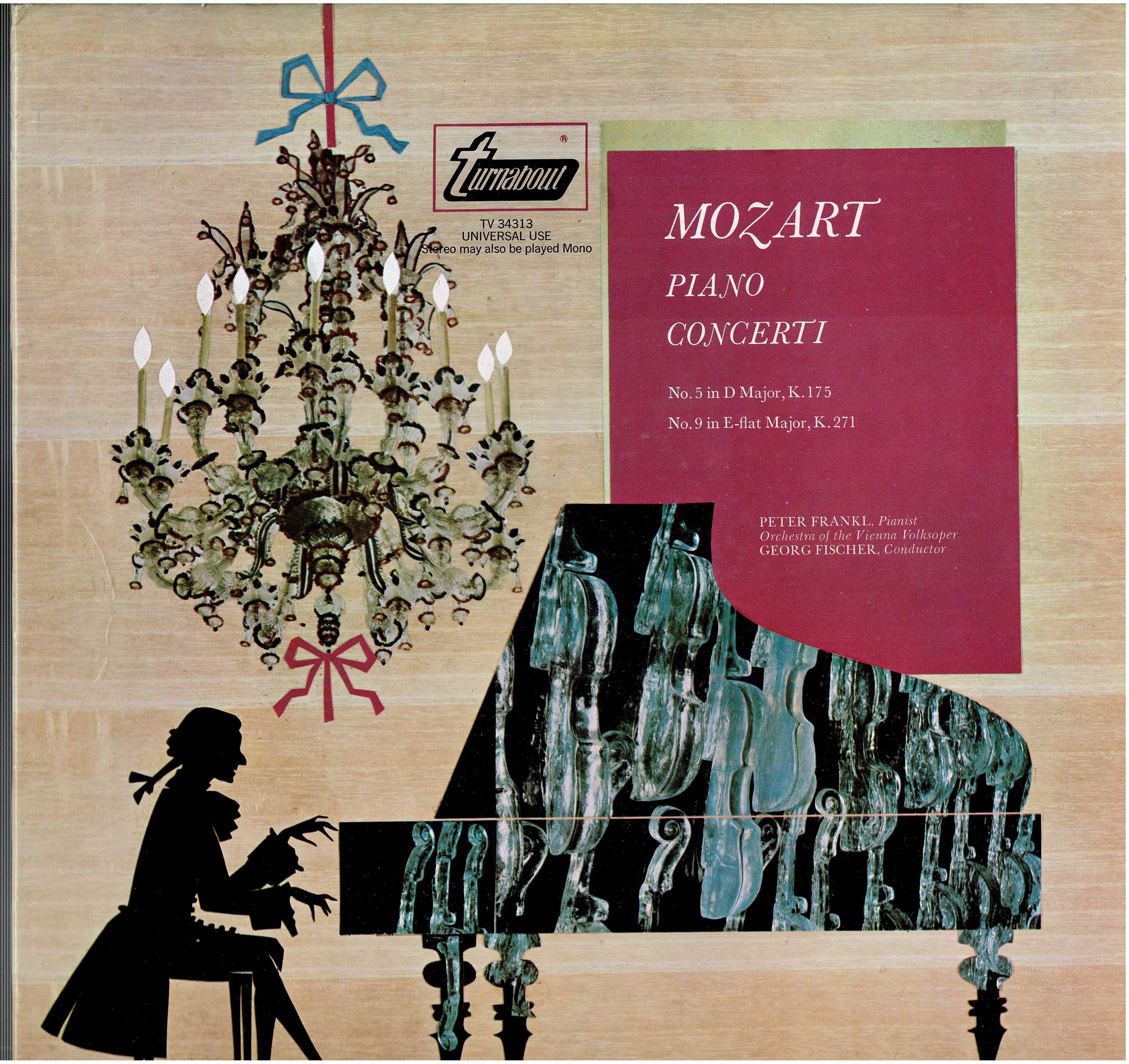Wolfgang Amadeus Mozart / Peter Frankl / Georg Fischer / Wiener Volksopernorchester • Mozart Piano Concerti