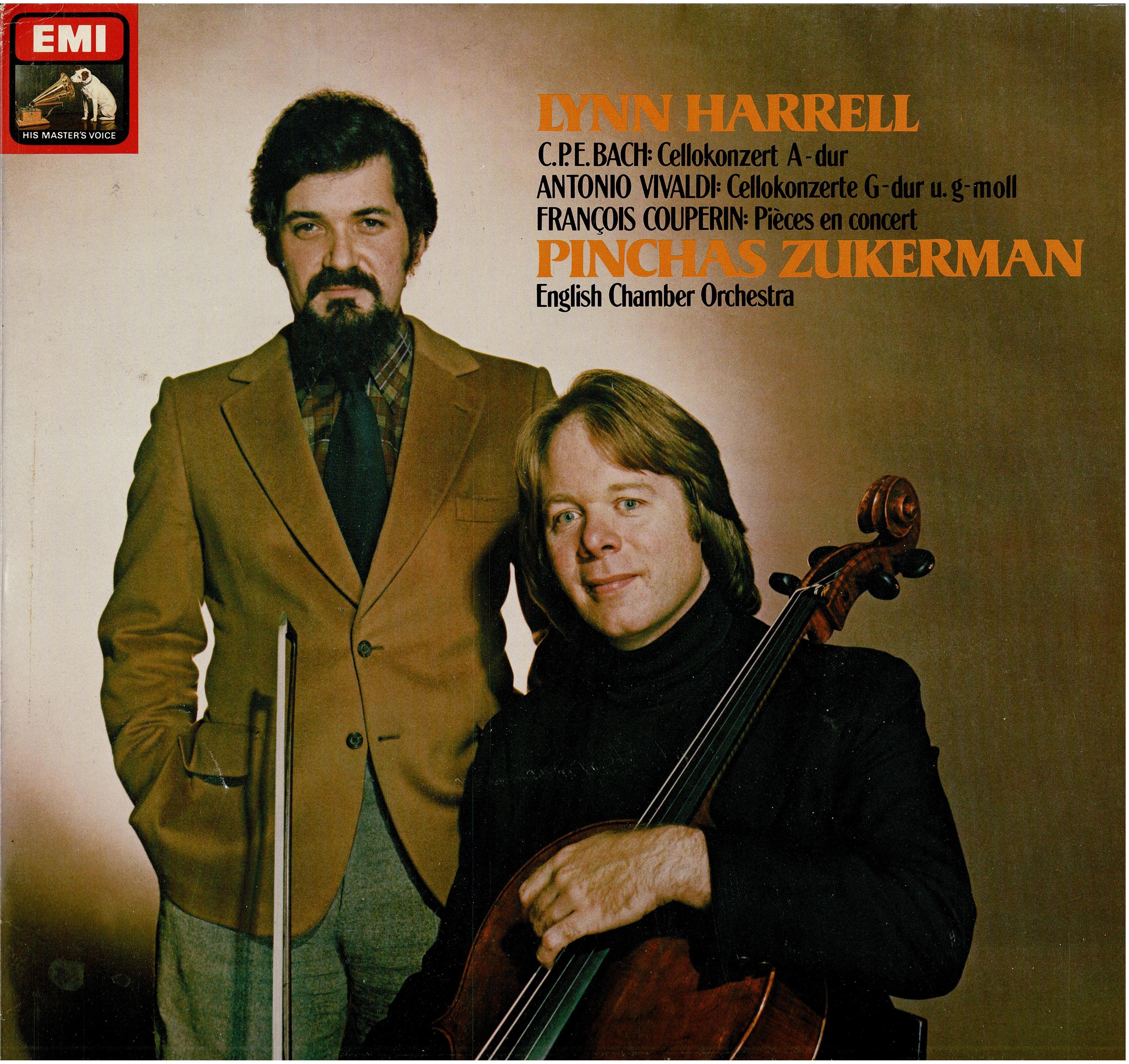 Carl Philipp Emanuel Bach  Antonio Vivaldi / François Couperin / Lynn Harrell - Pinchas Zukerman • C.P. E. Bach: Cellokonzert A-dur / Antonio Vivaldi: Cellokonzerte G-dur & G-moll / François Couperin