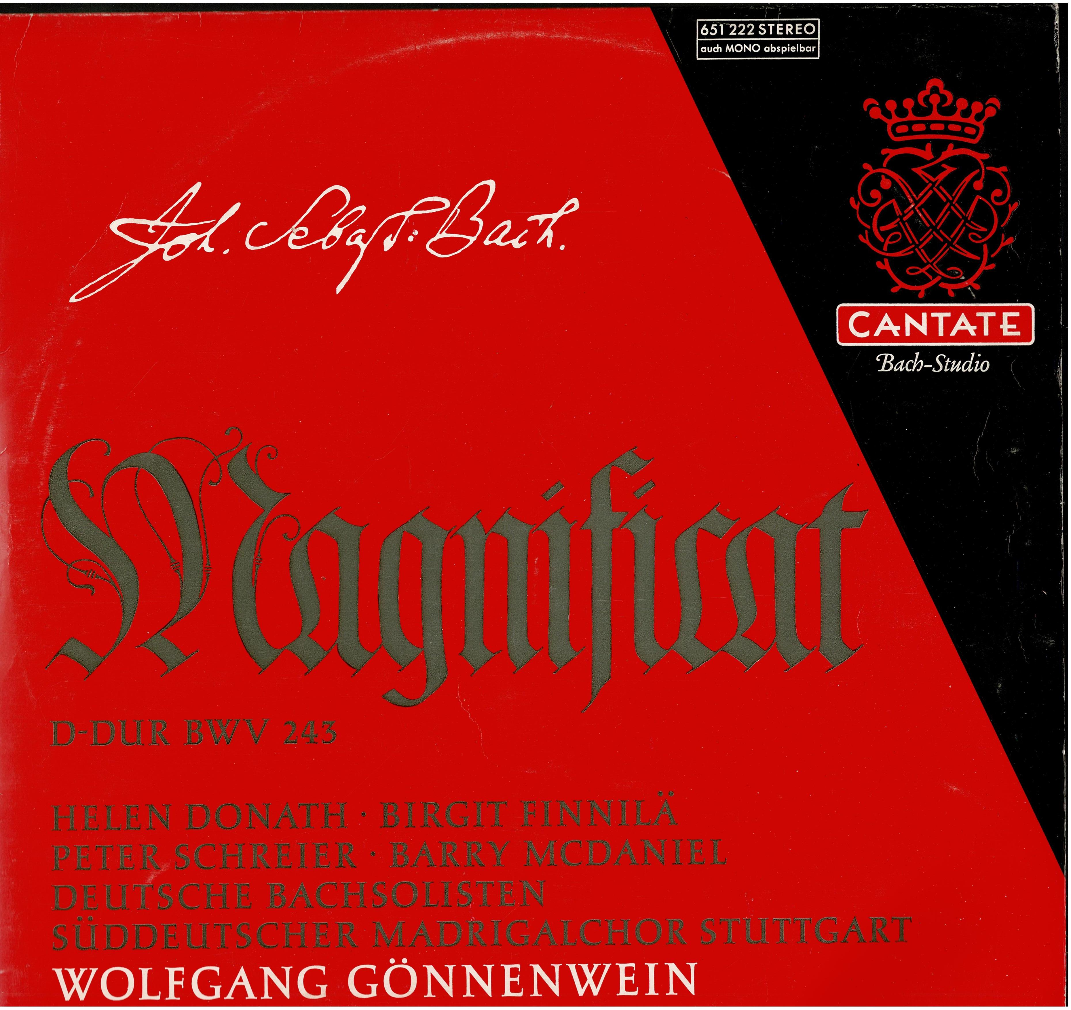 Johann Sebastian Bach / Helen Donath / Birgit Finnilä / Peter Schreier / Barry McDaniel • Magnificat