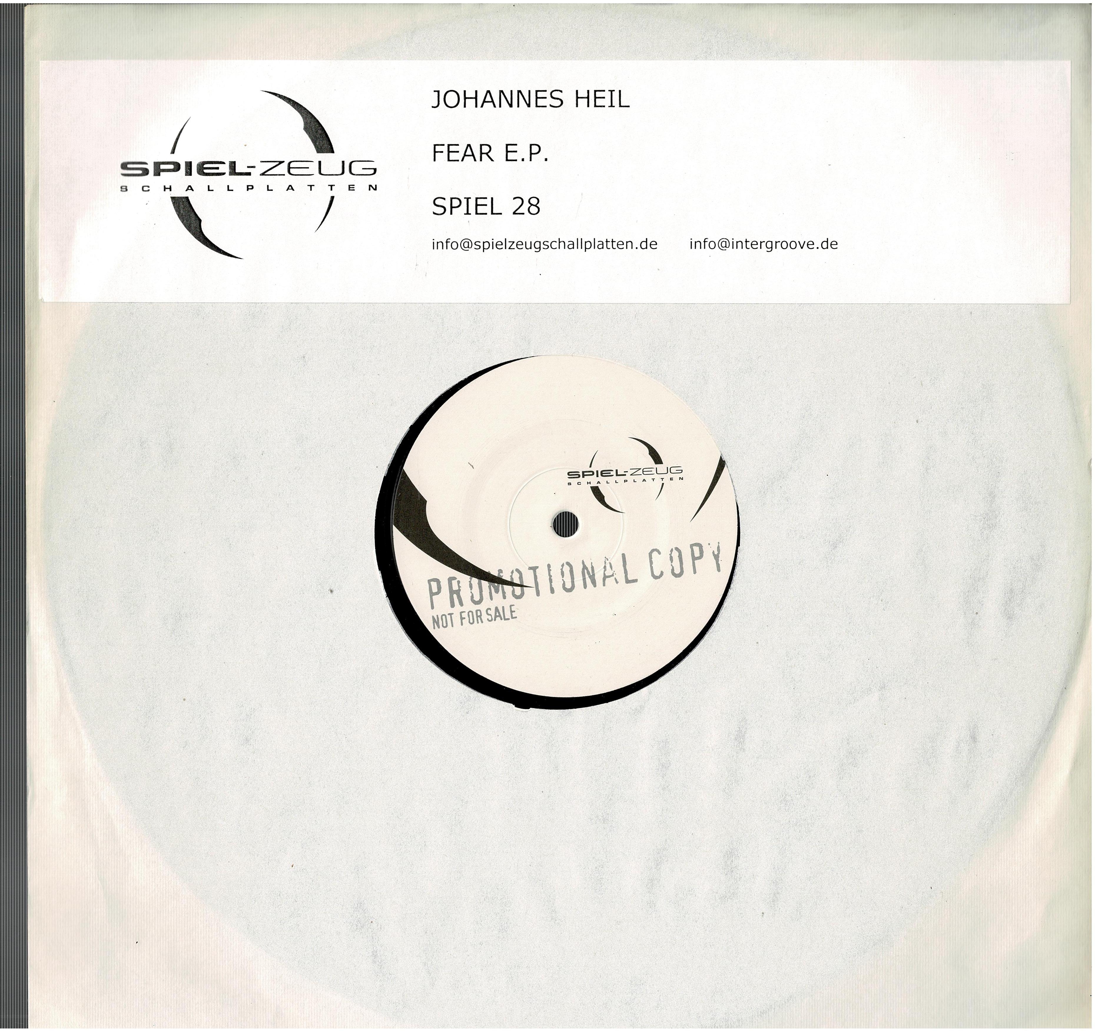 Johannes Heil • Fear E.P.