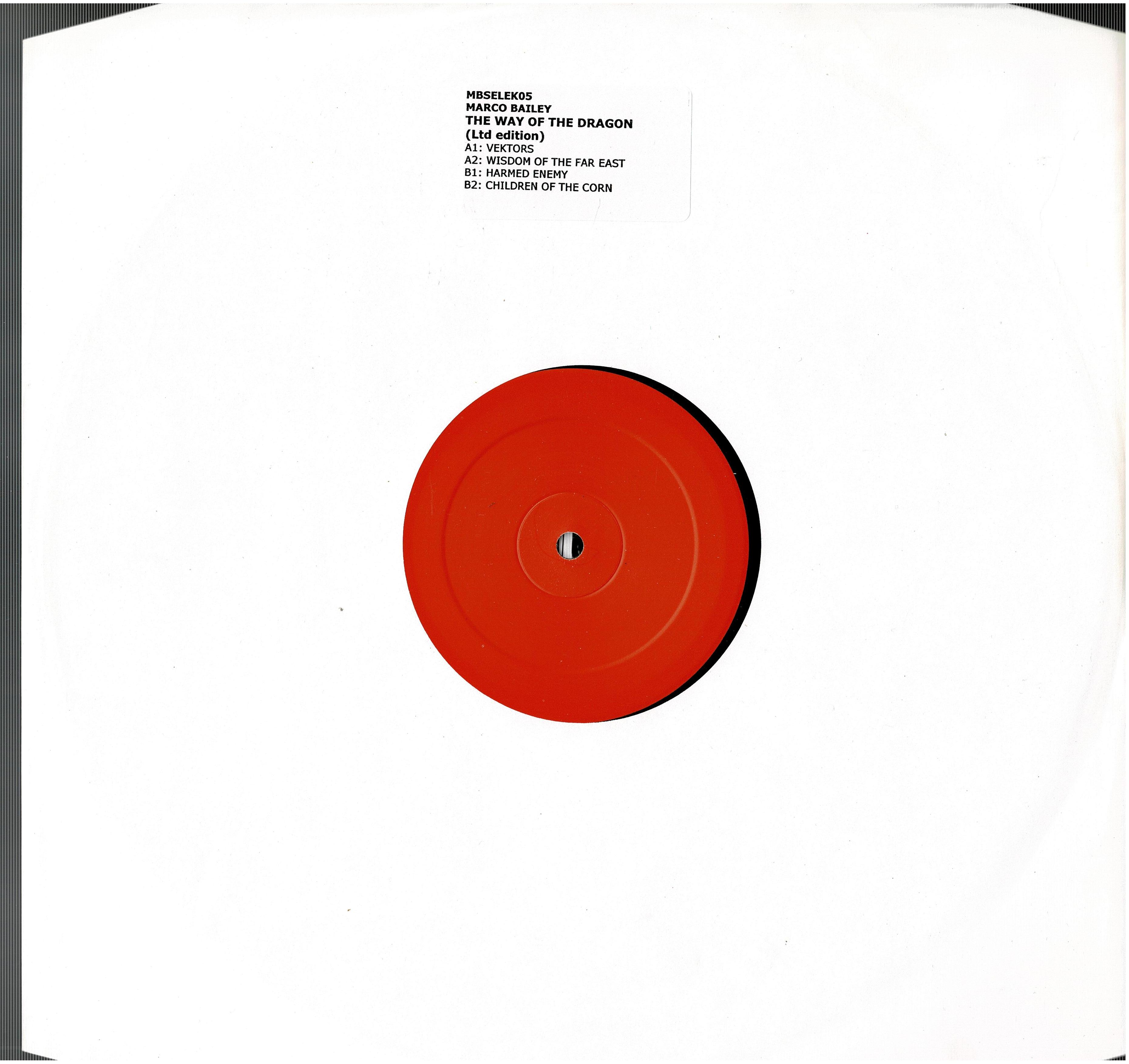 Marco Bailey • The Way Of The Dragon EP