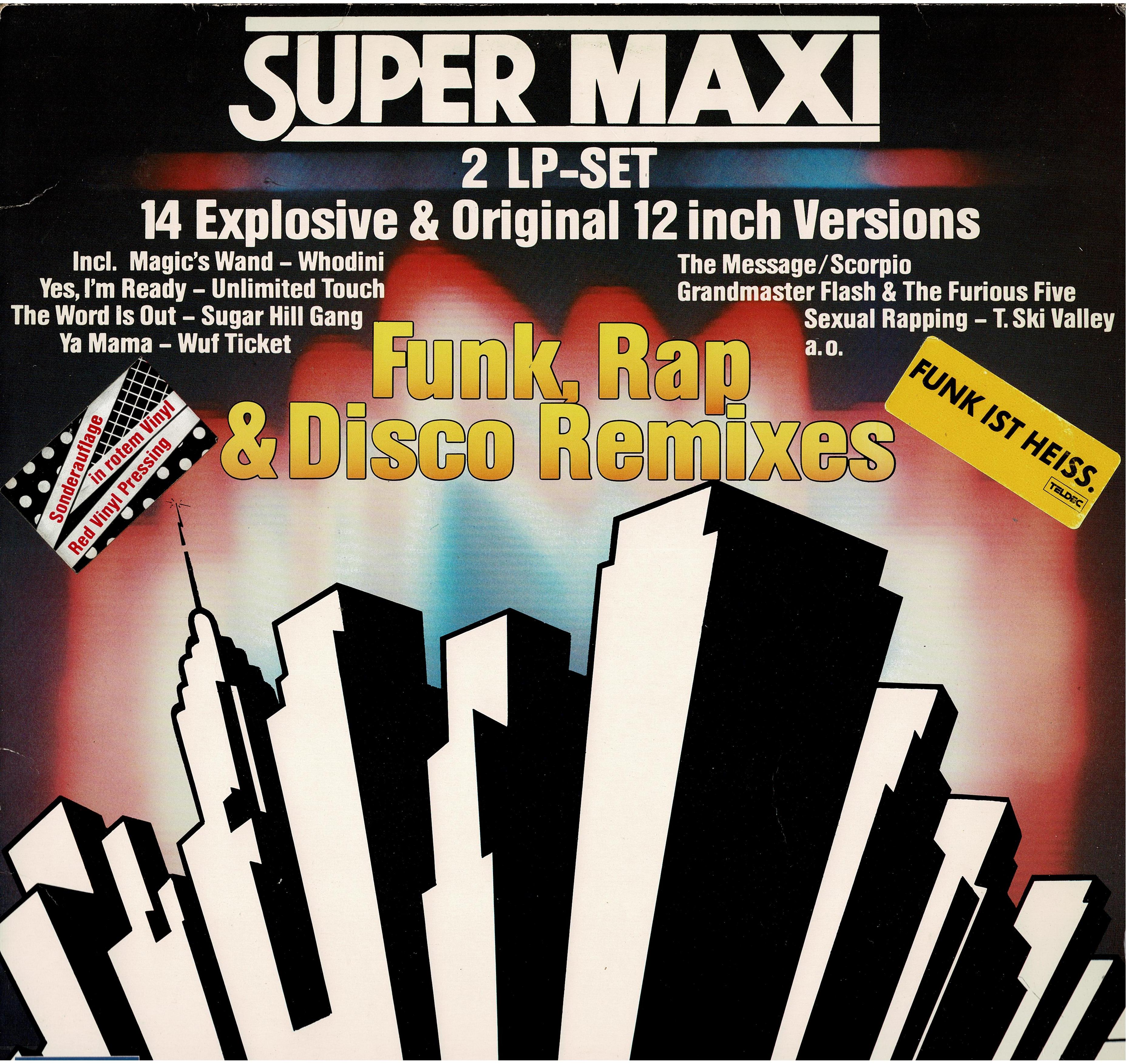 Various • Super Maxi (Funk, Rap & Disco Remixes)