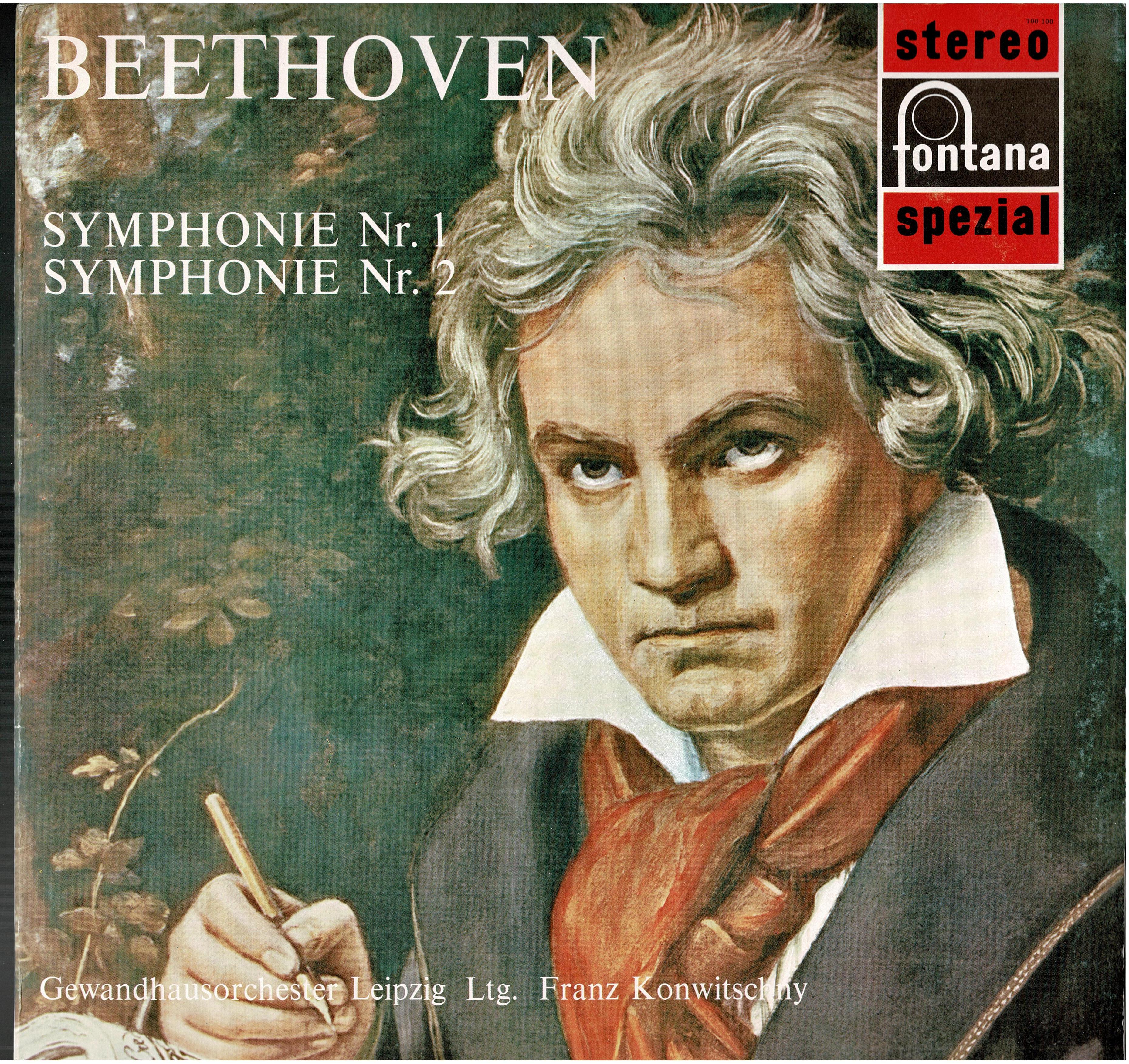 Ludwig van Beethoven / Gewandhausorchester Leipzig / Franz Konwitschny • Symphonie Nr. 1 Und Nr. 2