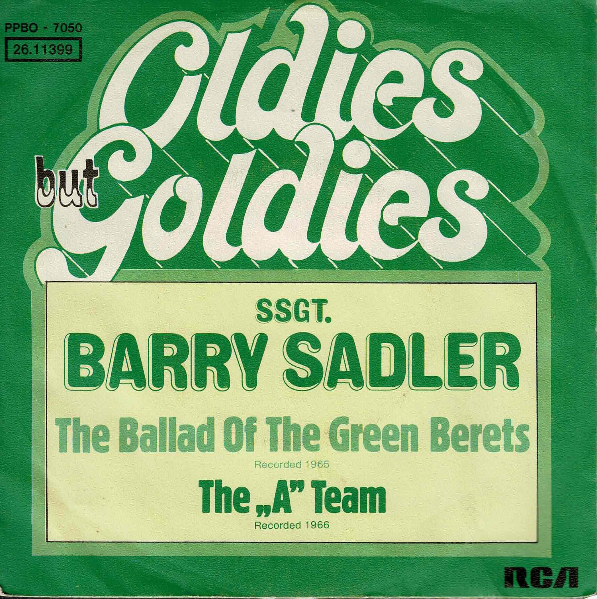 Barry Sadler • The Ballad Of The Green Berets / The A Team