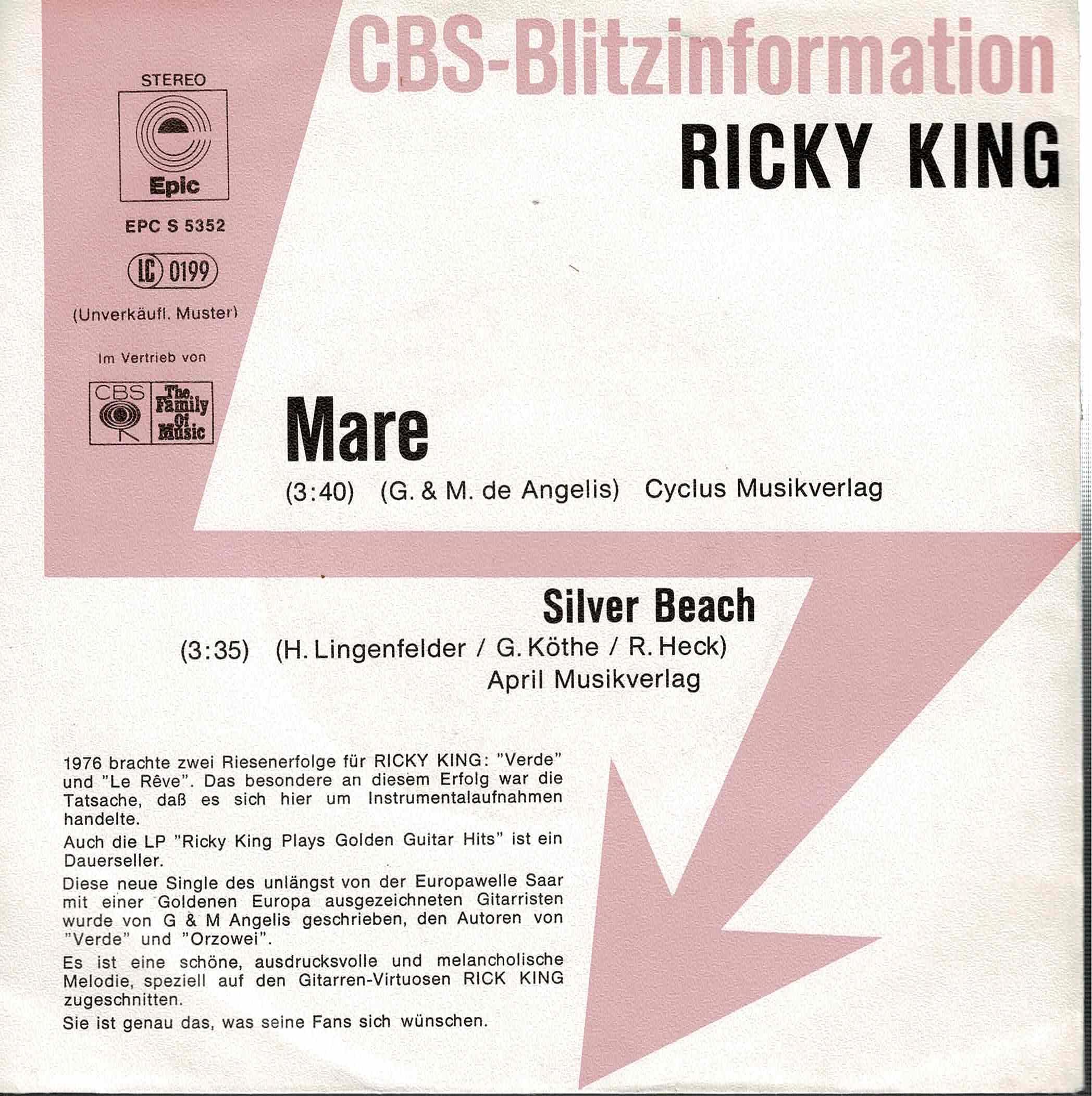 Ricky King • Mare