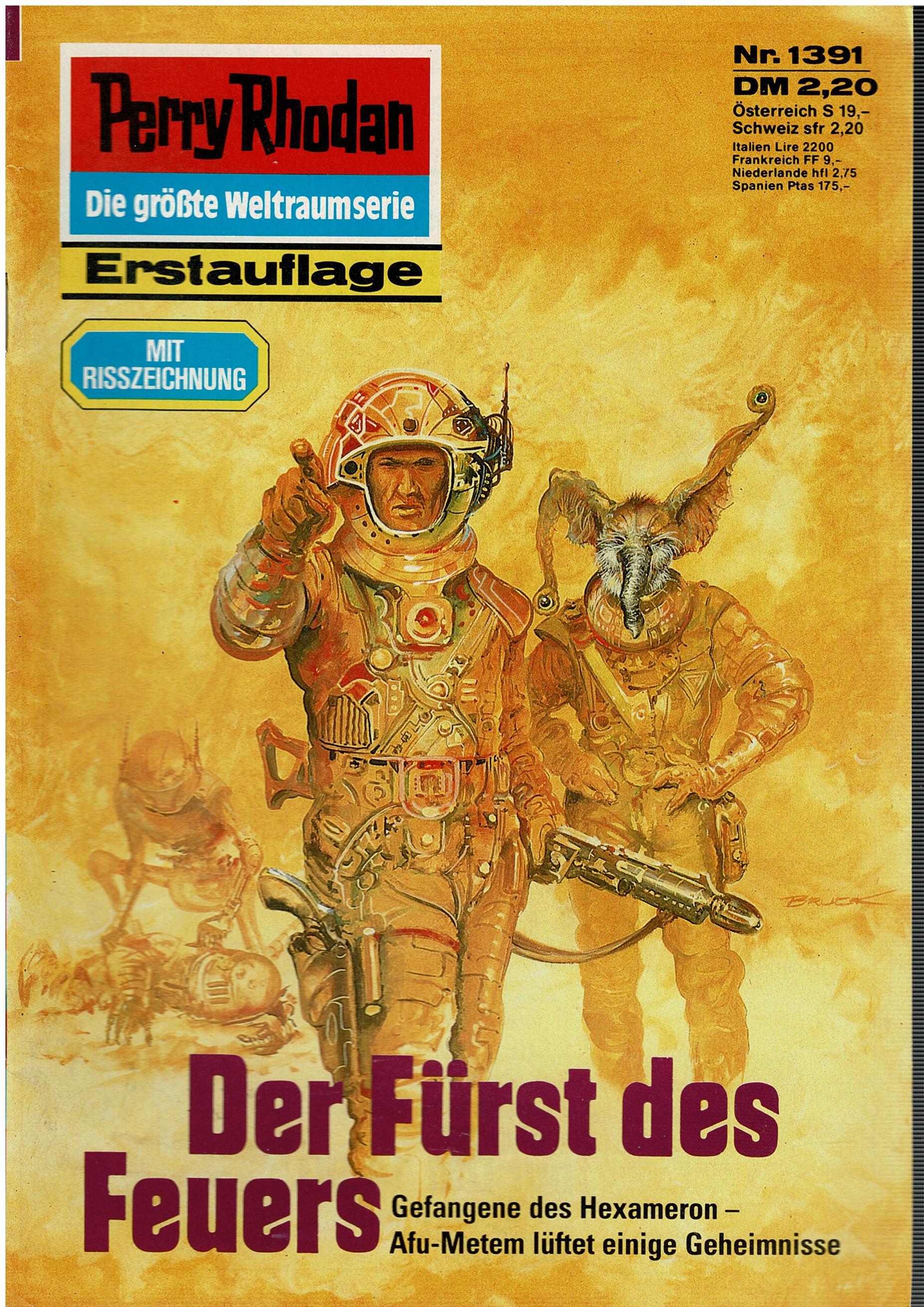 Ernst Vlcek / Peter Griese • Perry Rhodan Nr. 1391 - Der Fürst des Feuers - 1. Auflage
