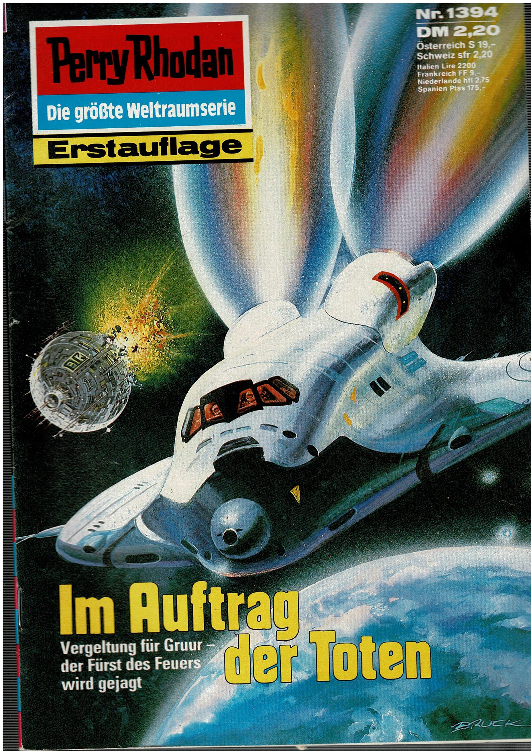 H.G. Ewers • Perry Rhodan Nr. 1394 - Im Auftrag der Toten - 1. Auflage