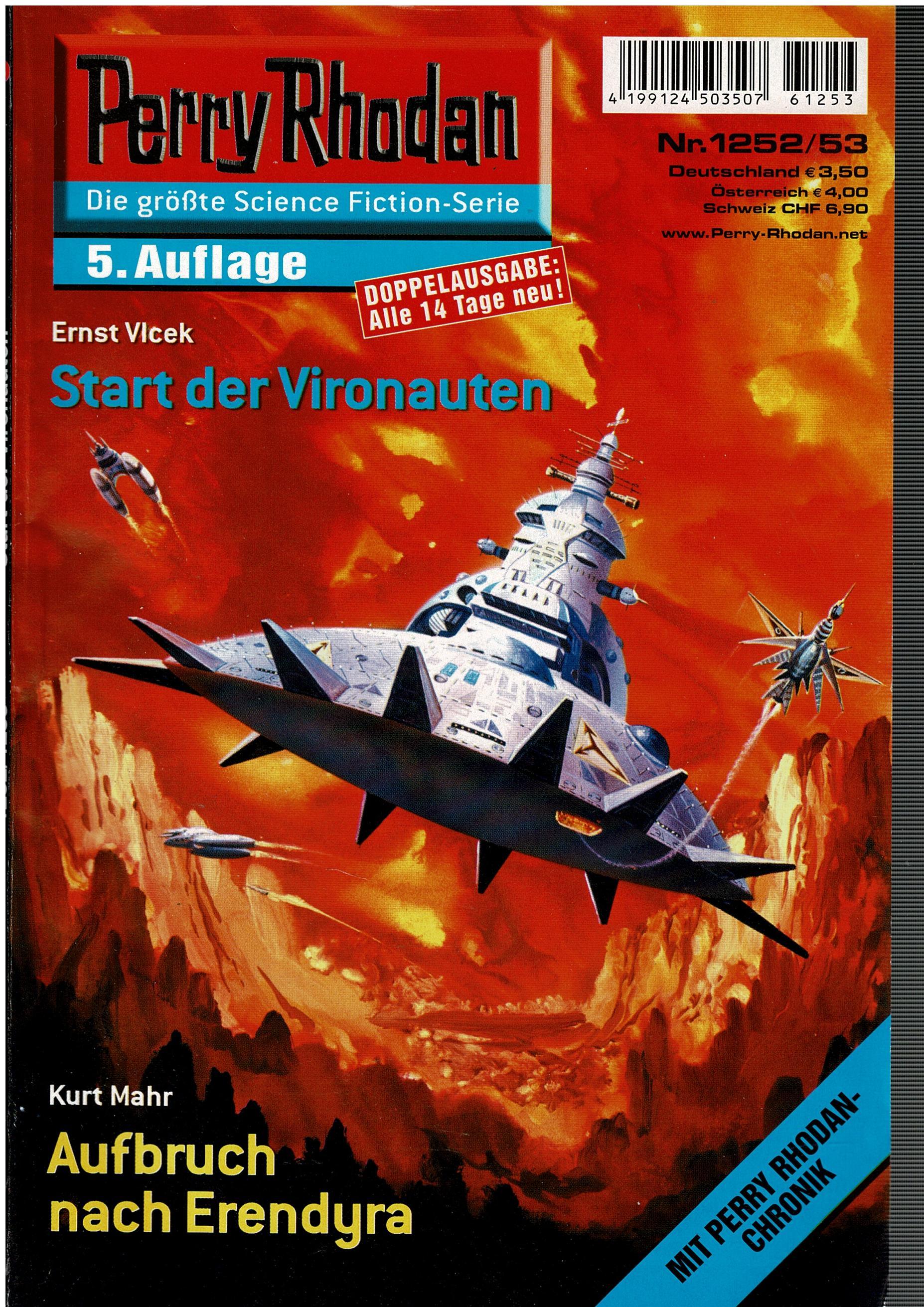 Ernst Vlcek / Kurt Mahr • Perry Rhodan Doppelausgabe Nr. 1252/53 - Start der Vironauten / Aufbruch nach Erendyra - 5. Auflage