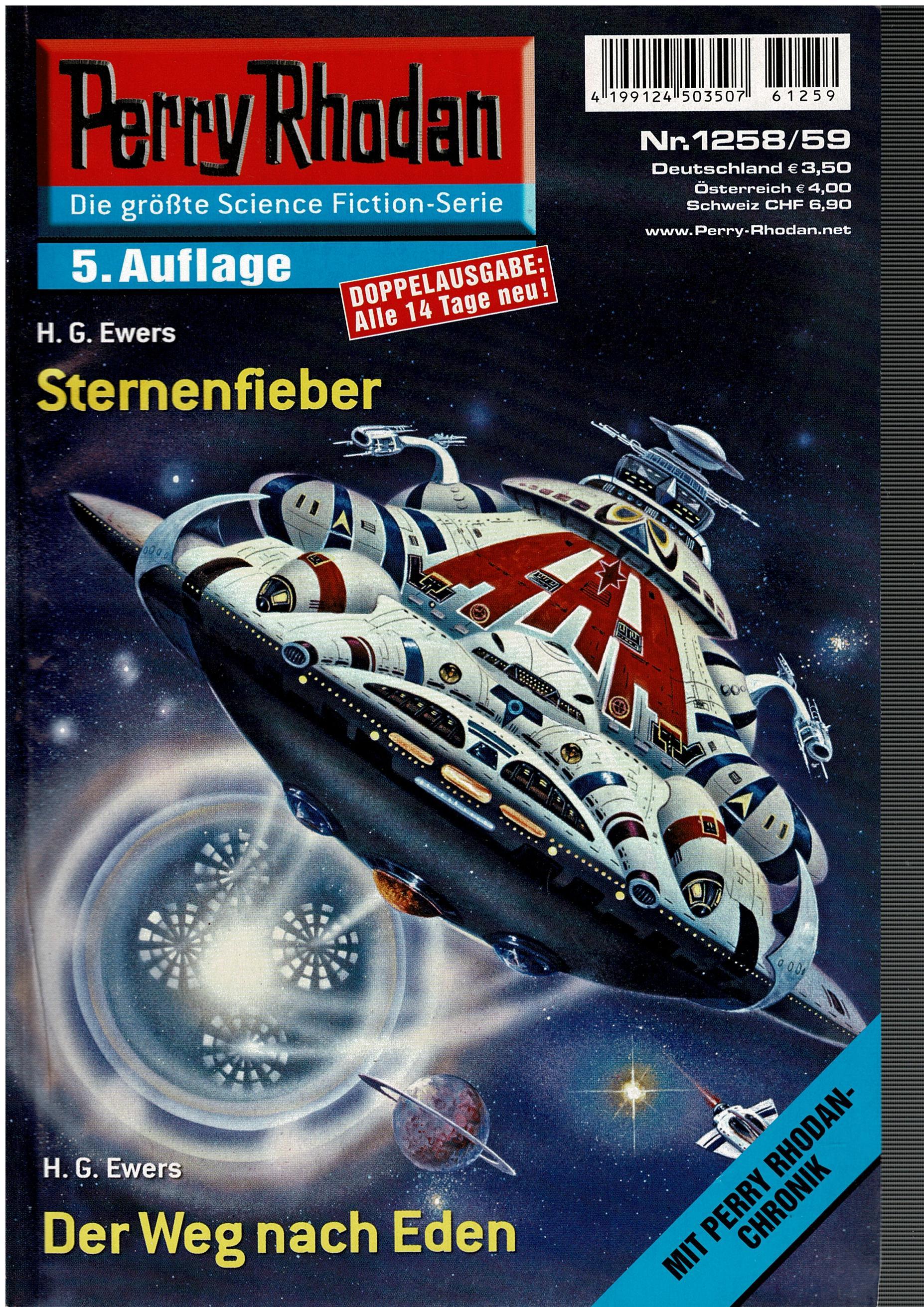 H.G. Ewers • Perry Rhodan Doppelausgabe Nr. 1258/59 - Sternenfieber / Der Weg nach Eden - 5. Auflage