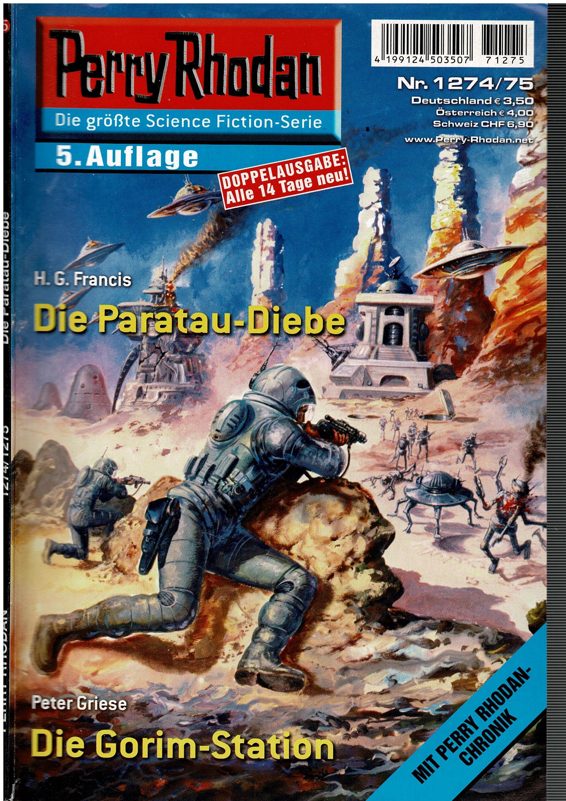 H. G. Francis / Peter Griese • Perry Rhodan Doppelausgabe Nr. 1274/75 - Die Paratau-Diebe / Die Gorim-Station - 5. Auflage