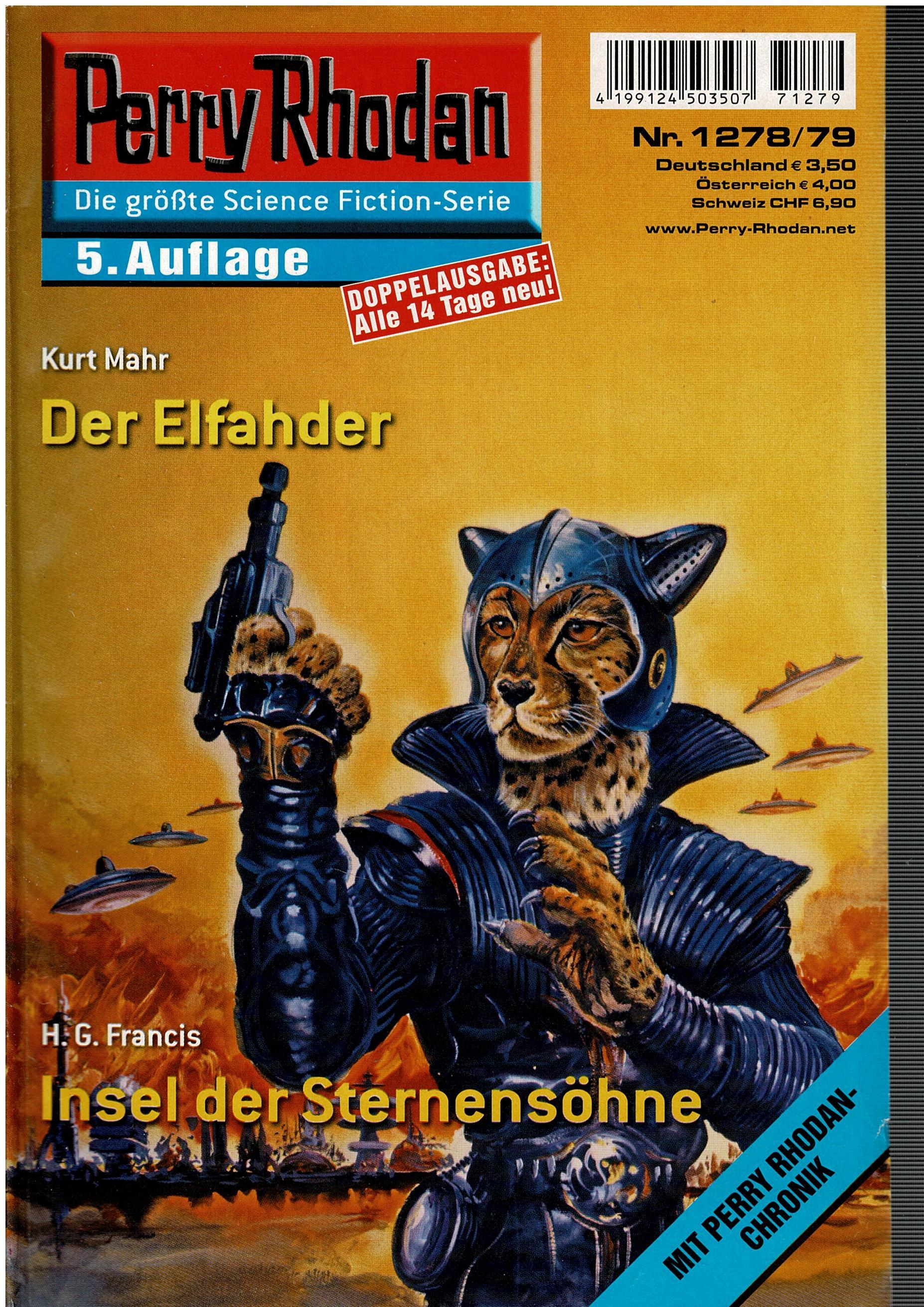 Kurt Mahr / H. G. Francis • Perry Rhodan Doppelausgabe Nr. 1278/79 - Der Elfahder / Insel der Sternensöhne - 5. Auflage