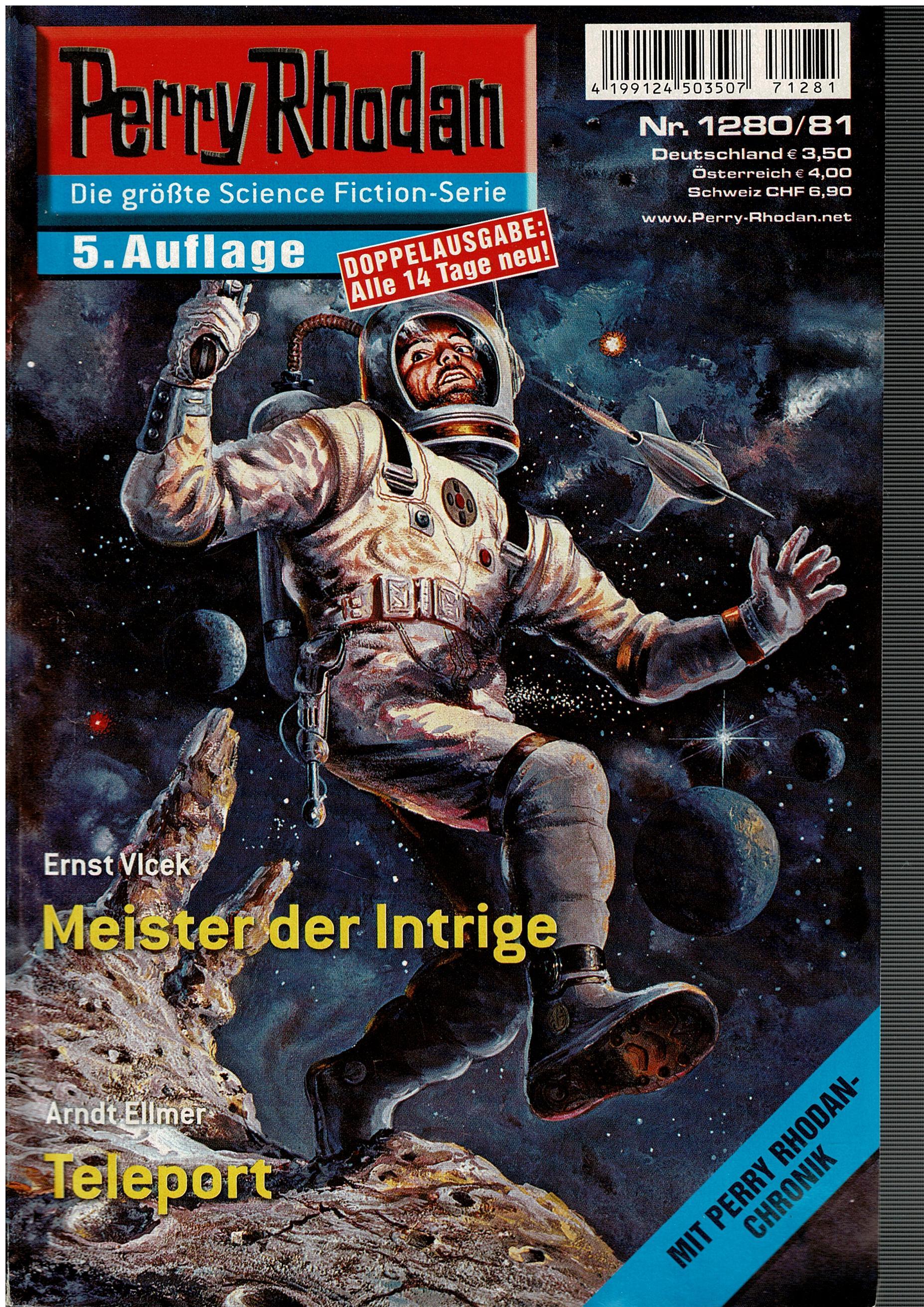 Ernst Vlcek / Arndt Ellmer • Perry Rhodan Doppelausgabe Nr. 1280/81 - Meister der Intrige / Teleport - 5. Auflage