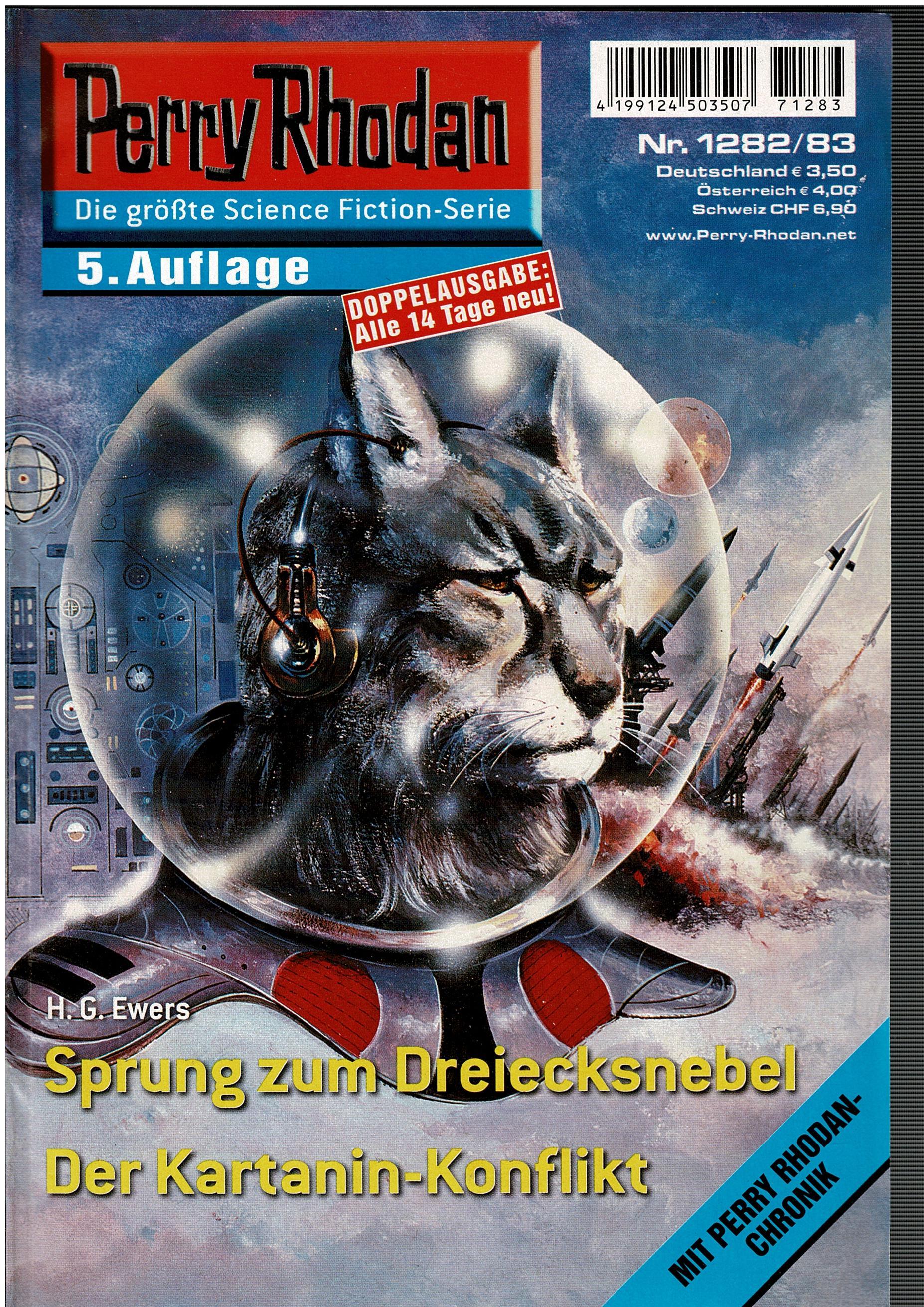 H.G. Ewers • Perry Rhodan Doppelausgabe Nr. 1282/83 - Sprung zum Dreiecksnebel / Der Kartanin-Konflikt - 5. Aufla