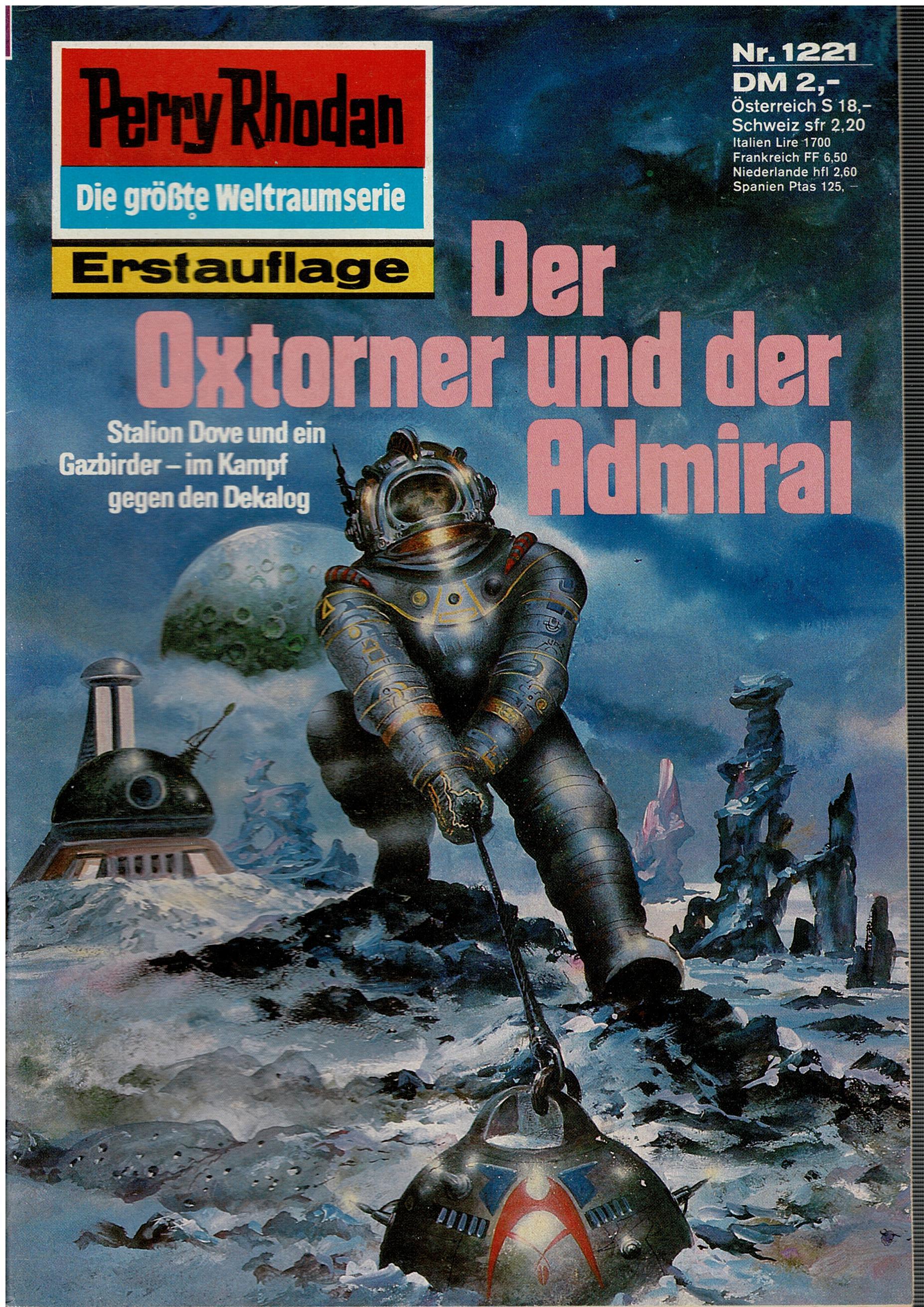 H. G. Ewers • Perry Rhodan Nr. 1221 - Der Oxtorner und der Admiral - 1. Auflage