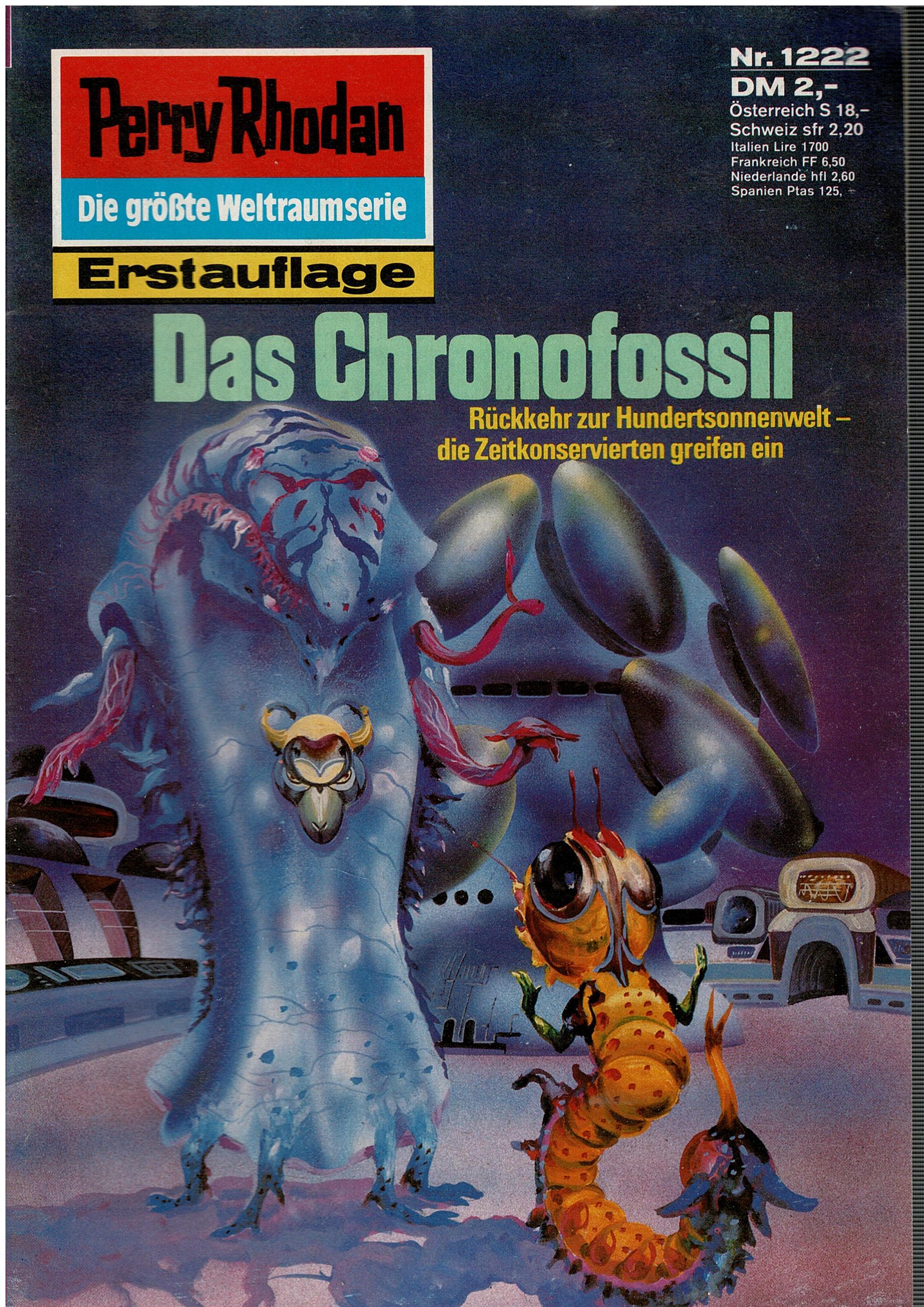 Arndt Ellmer • Perry Rhodan Nr. 1222 - Das Chronofossil - 1. Auflage