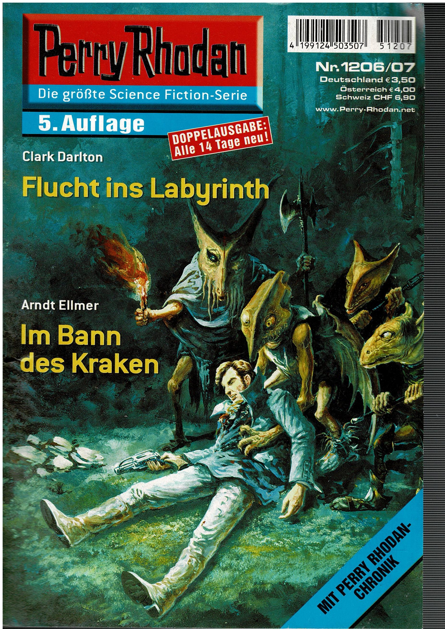 Clark Darlton / Arndt Ellmer • Perry Rhodan Doppelausgabe Nr. 1206/07 - Flucht ins Labyrinth / Im Bann des Kraken - 5. Auflage
