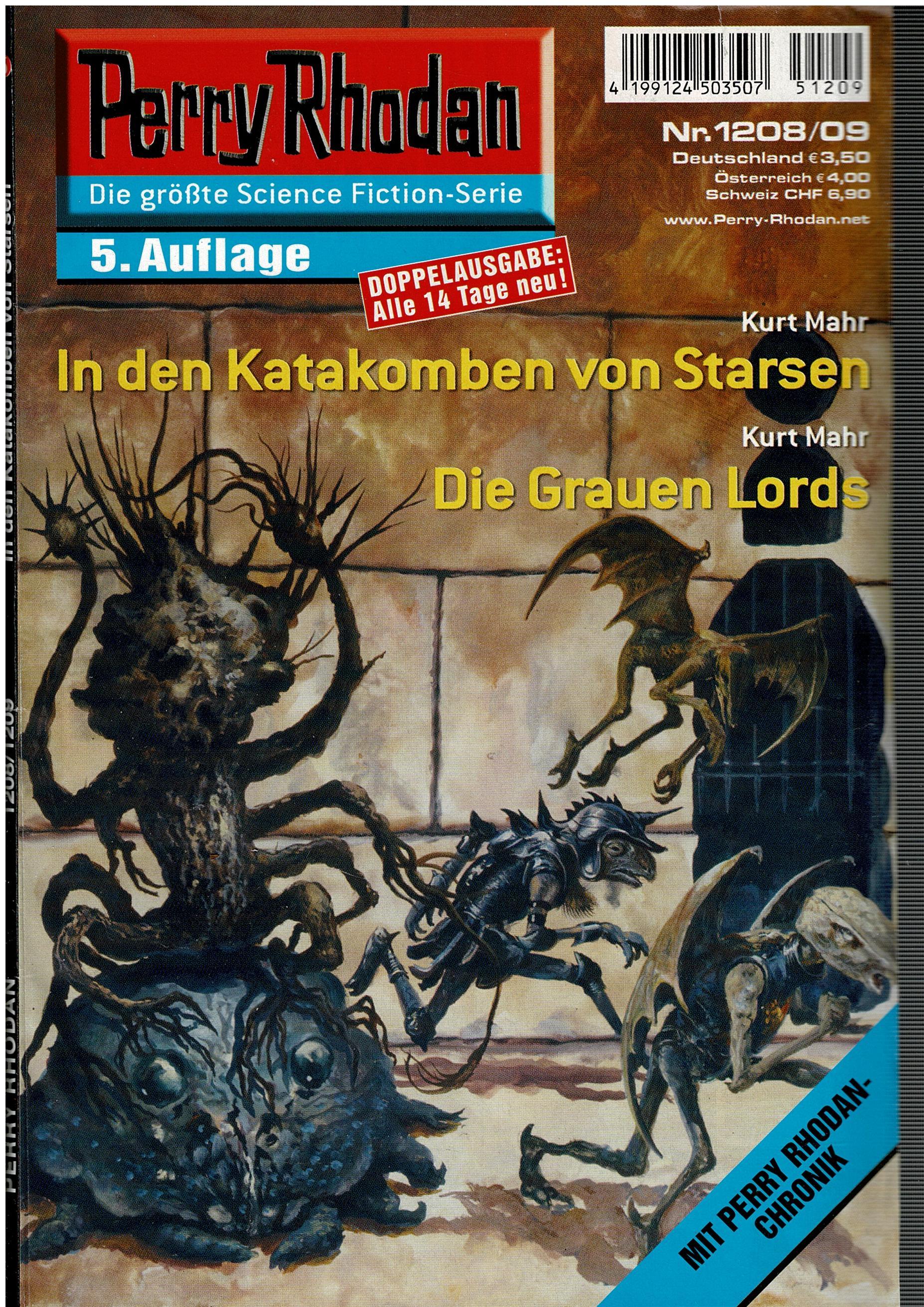 Kurt Mahr • Perry Rhodan Doppelausgabe Nr. 1208/09 - In den Katakomben von Starsen / Die Grauen Lords - 5. Aufla