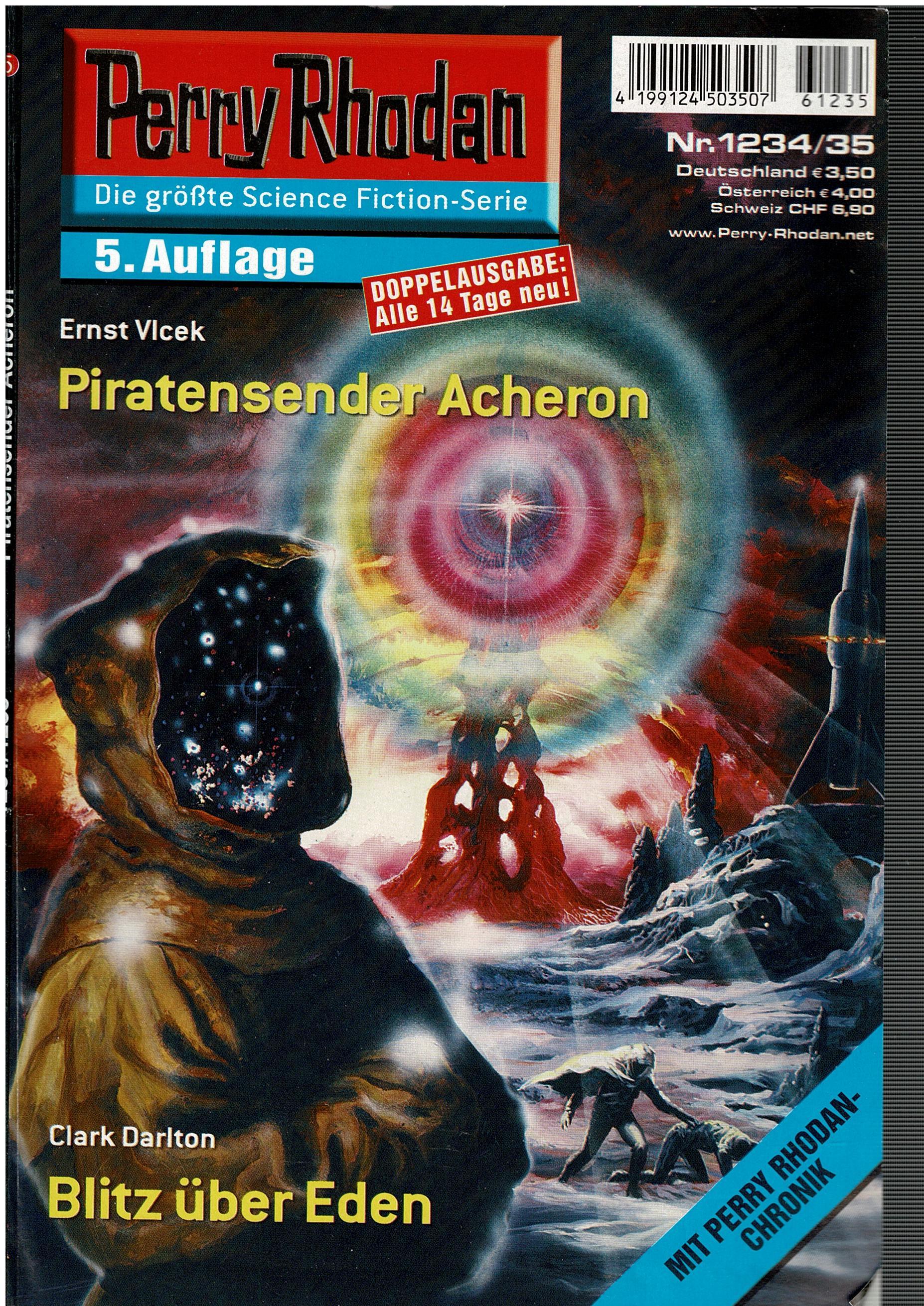Ernst Vlcek / Clark Darlton • Perry Rhodan Doppelausgabe Nr. 1234/35 - Piratensender Acheron / Blitz über Eden - 5. Auflage