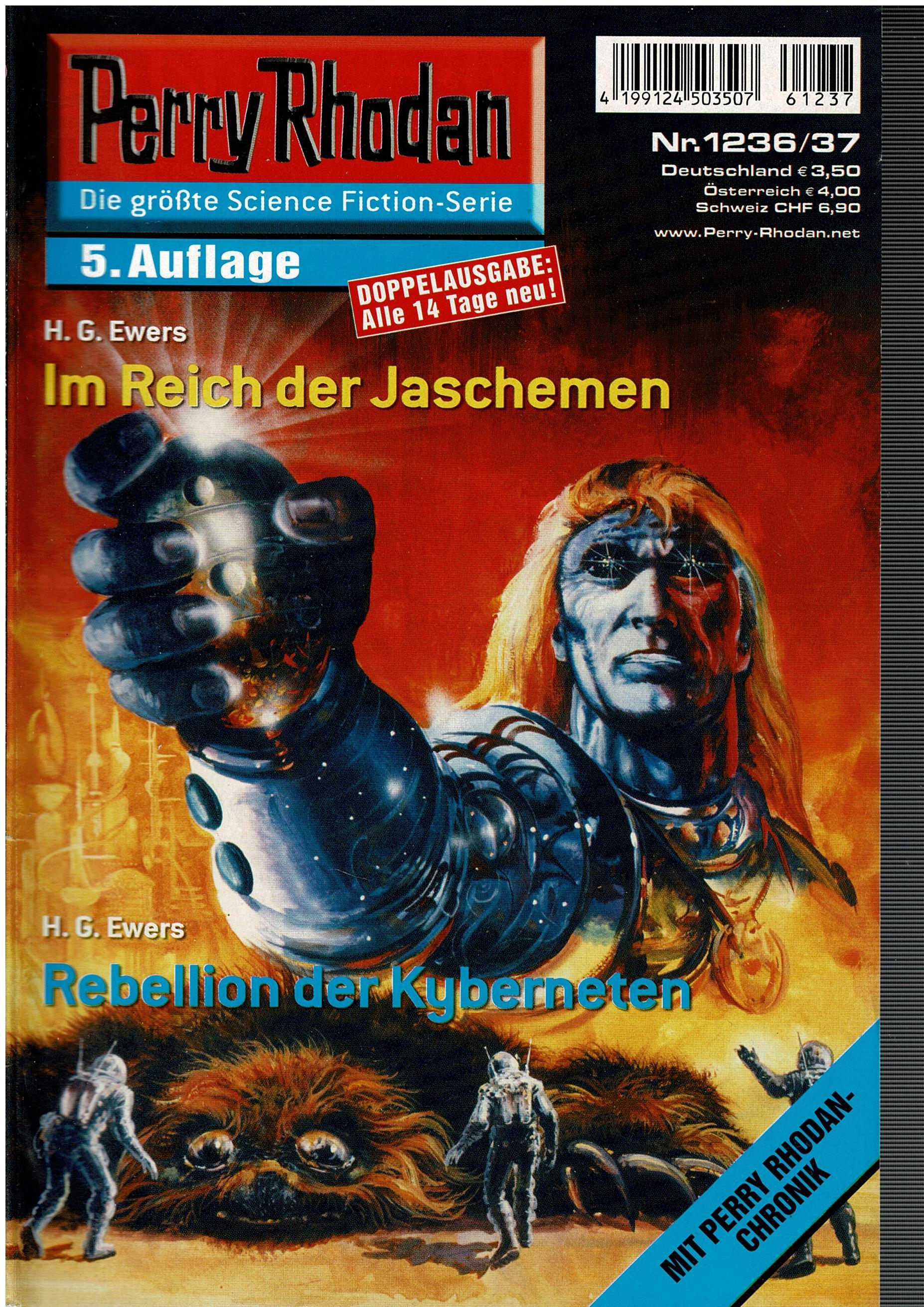 H.G. Ewers • Perry Rhodan Doppelausgabe Nr. 1236/37 - Im Reich der Jaschemen / Rebellion der Kyberneten - 5. Aufl
