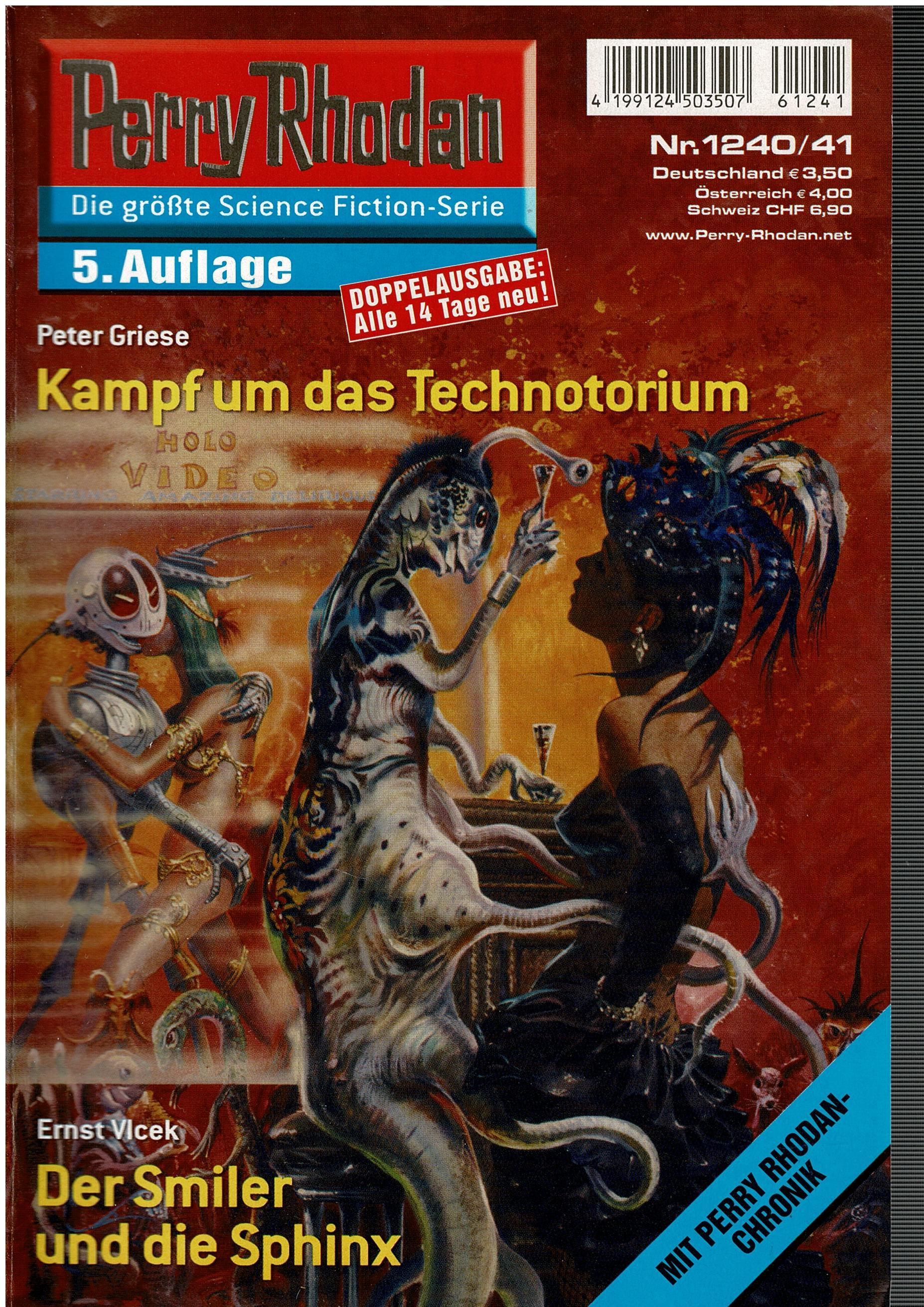Peter Griese / Ernst Vlcek • Perry Rhodan Doppelausgabe Nr. 1240/41 - Kampf um das Technotorium / Der Smiler und die Sphin - 5. A