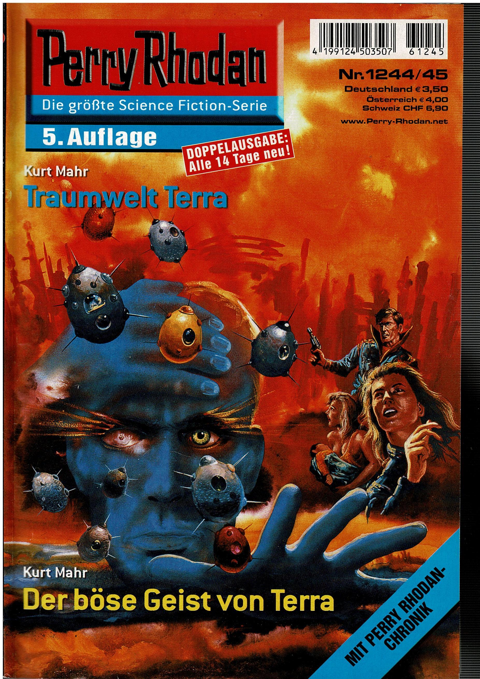 Kurt Mahr • Perry Rhodan Doppelausgabe Nr. 1244/45 - Traumwelt Terra / Der böse Geist von Terra - 5. Auflage