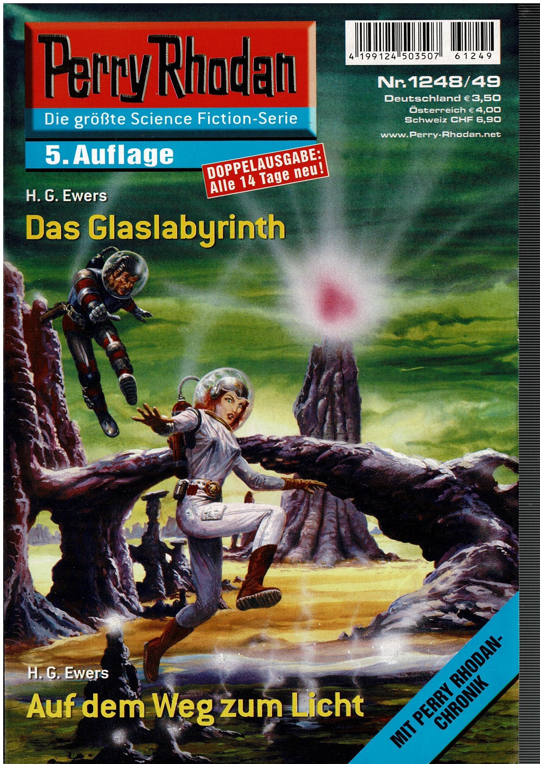 H. G. Ewers • Perry Rhodan Doppelausgabe Nr. 1248/49 - Das Glaslabyrinth I Auf dem Weg zum Licht - 5. Auflage