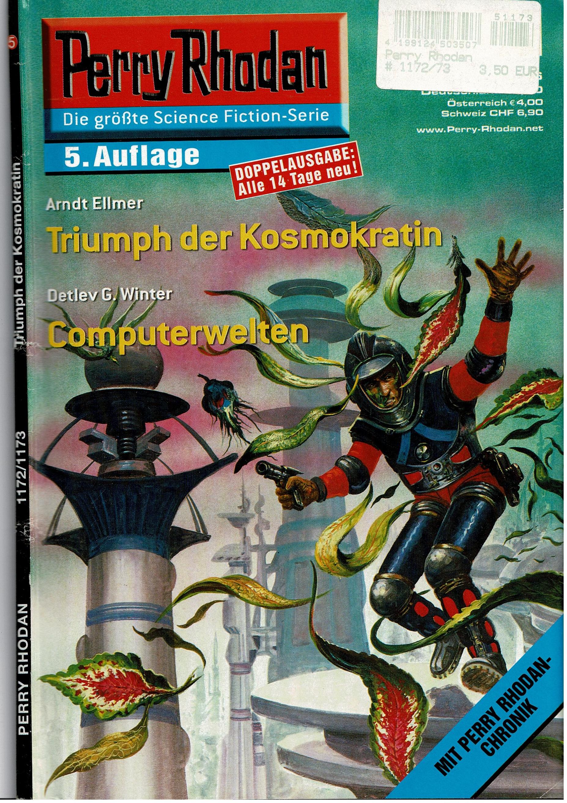Arndt Ellmer / Detlev G. Winter • Perry Rhodan Doppelausgabe Nr. 1172/73 - Triumph der Kosmokratin / Computerwelten - 5. Auflage