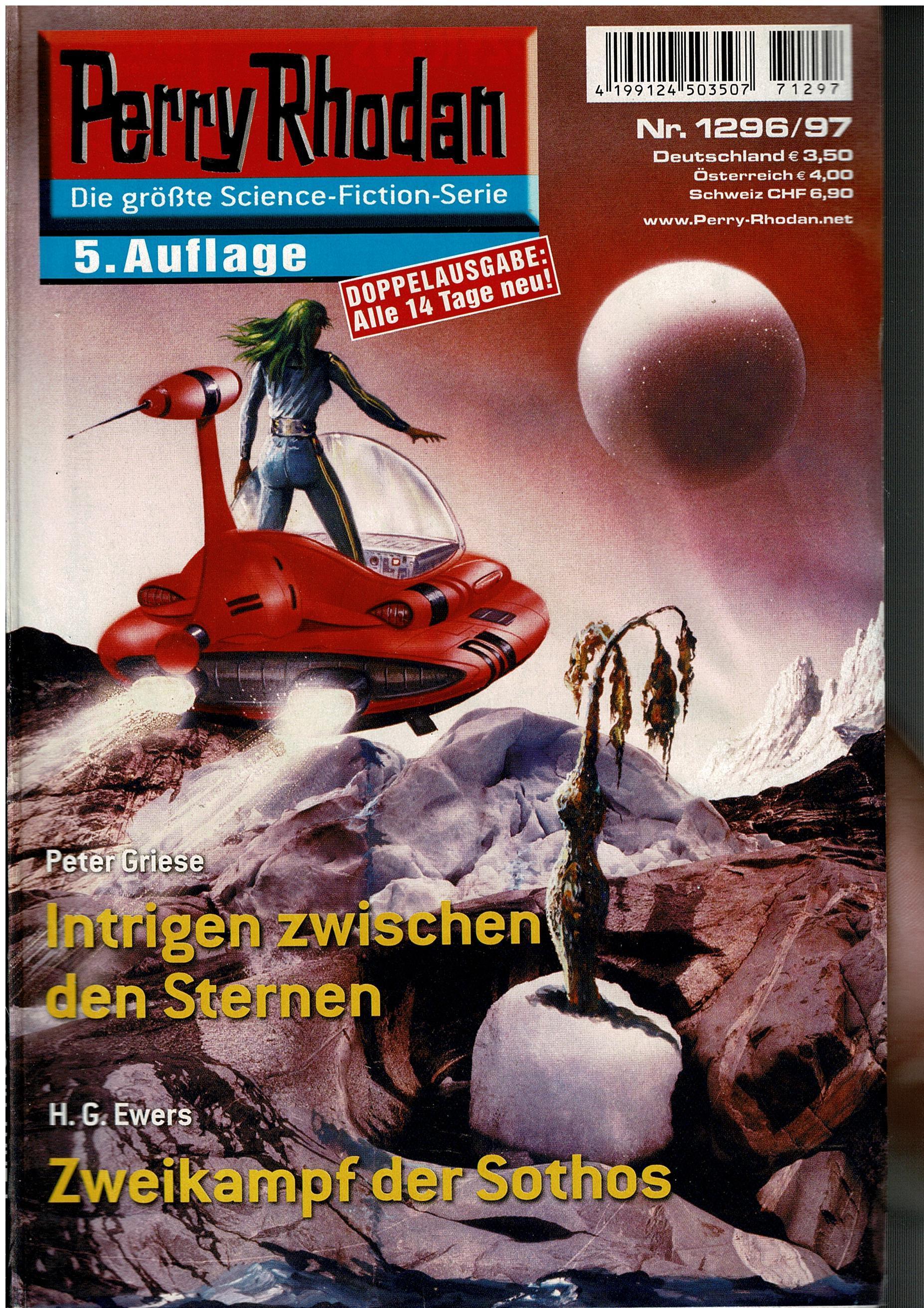 Peter Griese / H.G. Ewers • Perry Rhodan Doppelausgabe Nr. 1296/97 - Intrigen zwischen den Sternen - Zweikampf der Sothos - 5. Auflage