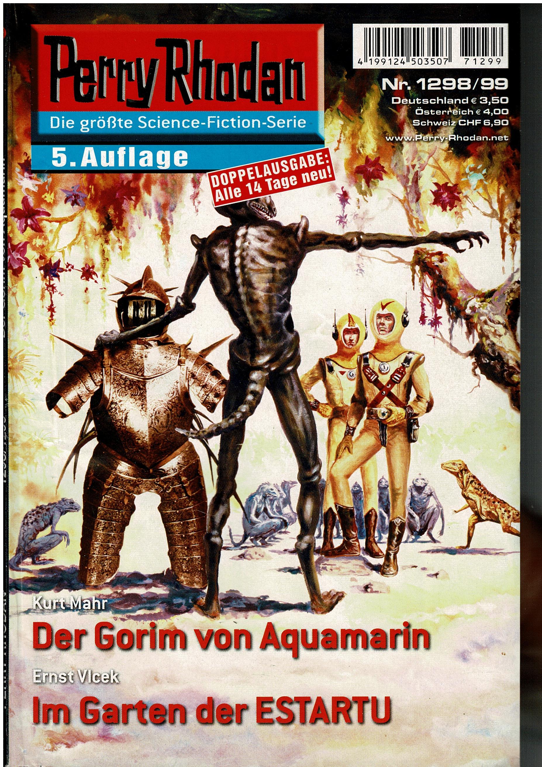 Kurt Mahr / Ernst Vlcek • Perry Rhodan Doppelausgabe Nr. 1298/99 - Der Gorim von Aquamarin / Im Garten der ESTARTU - 5. Auflage