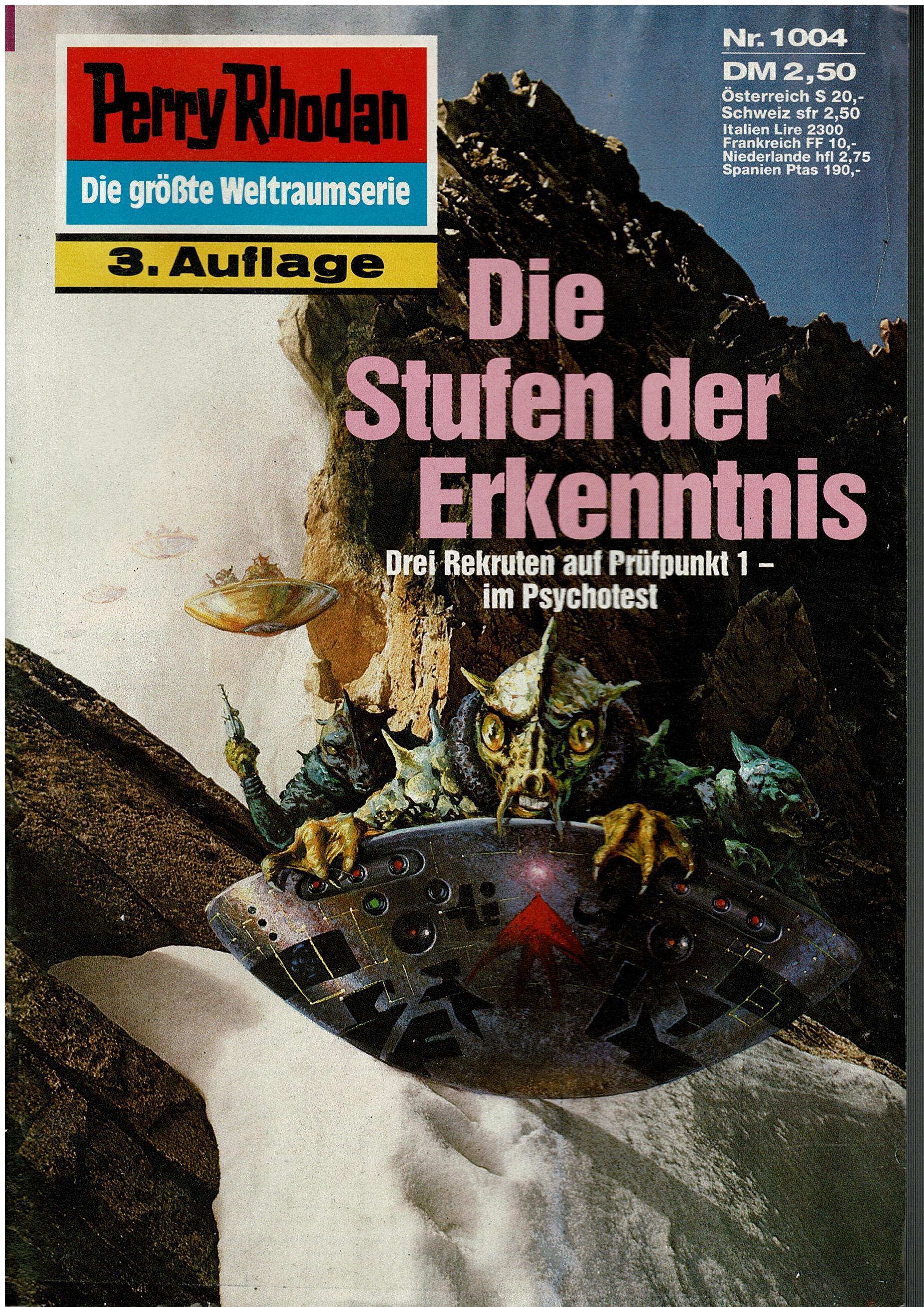 Kurt Mahr • Perry Rhodan Nr. 1004 - Die Stufen der Erkenntnis - 3. Auflage