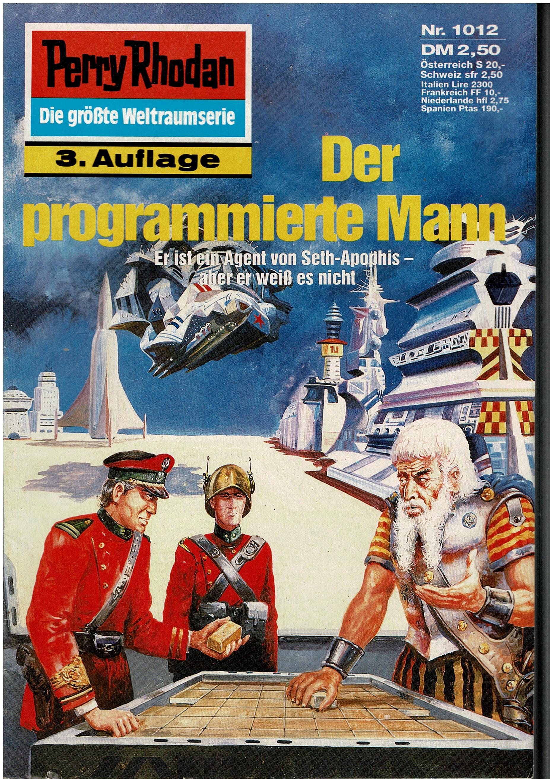 H. G. Francis • Perry Rhodan Nr. 1012 - Der programmierte Mann - 3. Auflage
