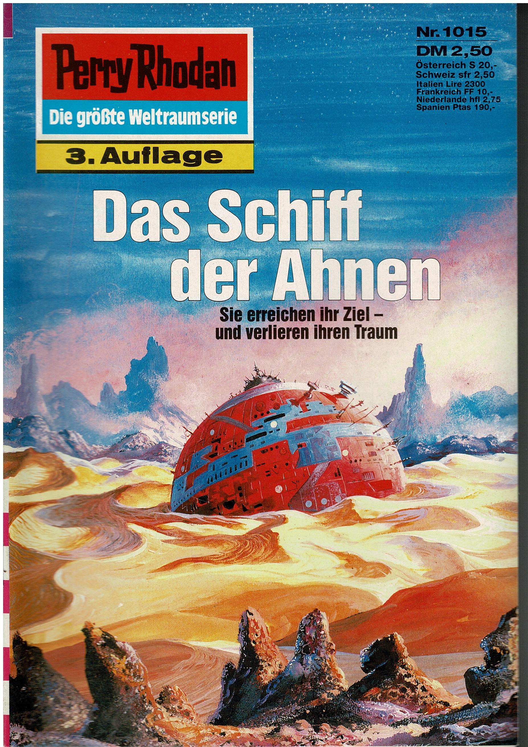Marianne Sydow • Perry Rhodan Nr. 1015 - Das Schiff der Ahnen - 3. Auflage