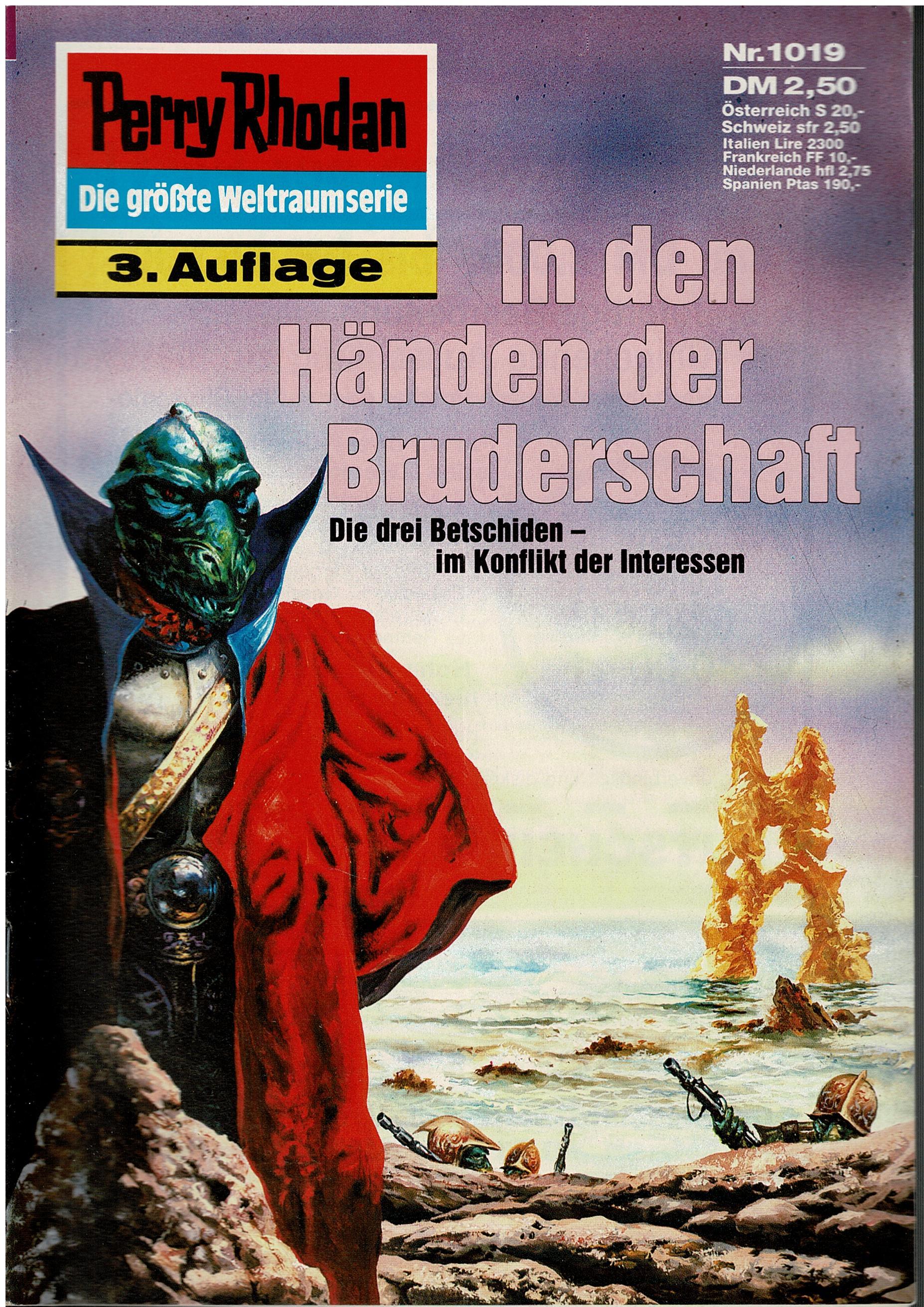 Hans Kneifel • Perry Rhodan Nr. 1019 - In den Händen der Bruderschaft - 3. Auflage