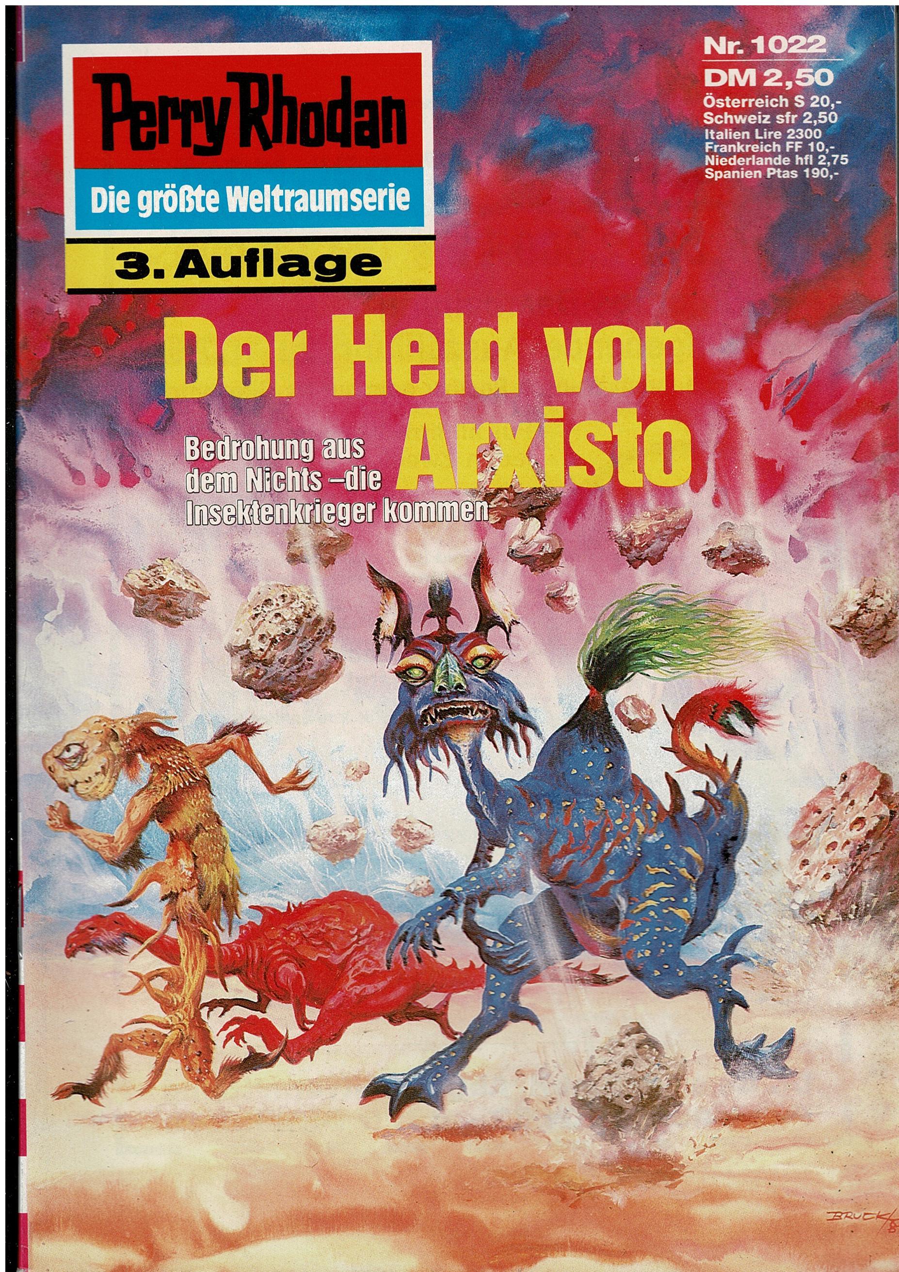 Ernst Vlcek • Perry Rhodan Nr. 1022 - Der Held von Arxisto - 3. Auflage
