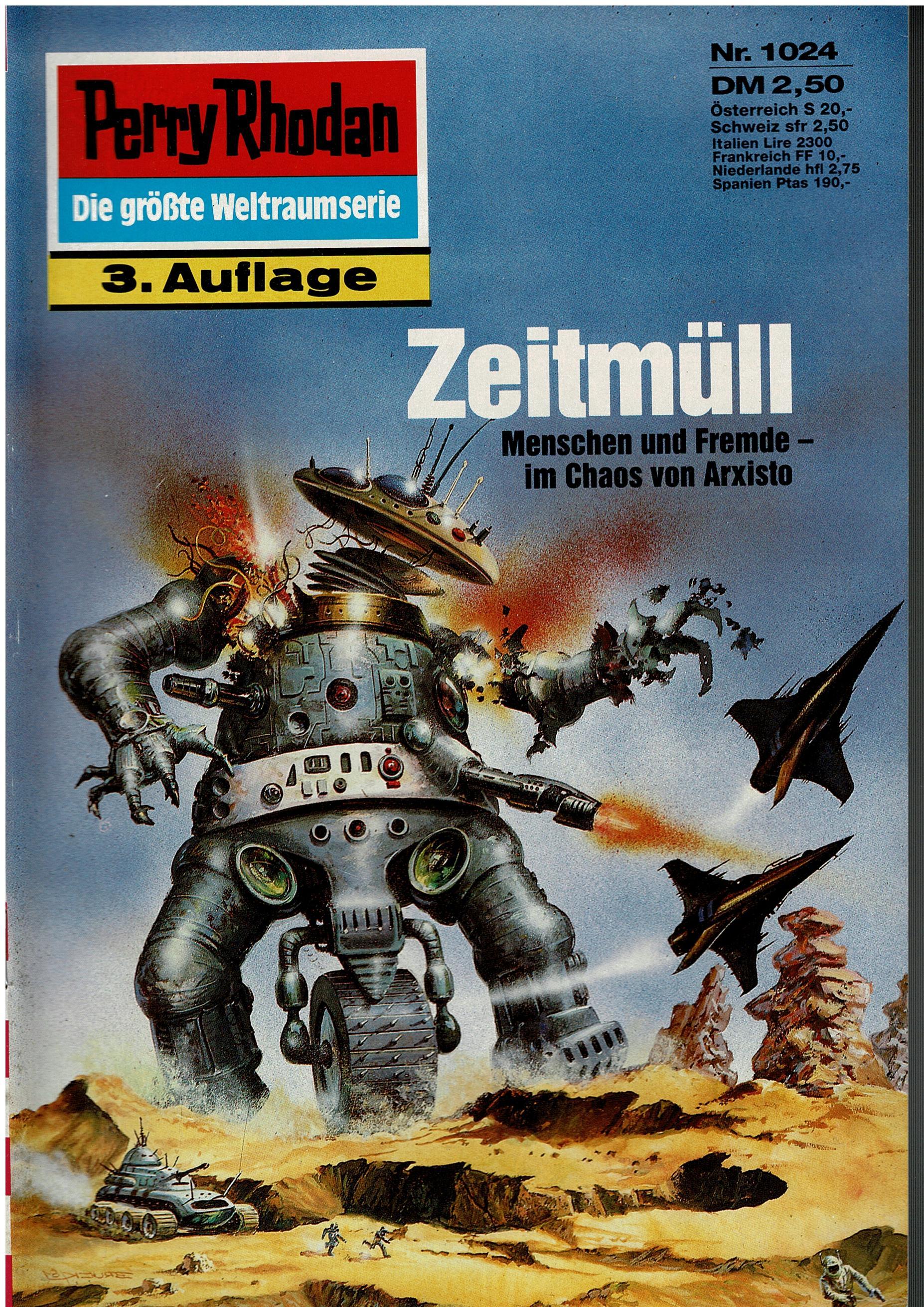 H. G. Francis • Perry Rhodan Nr. 1024 - Zeitmüll - 3. Auflage