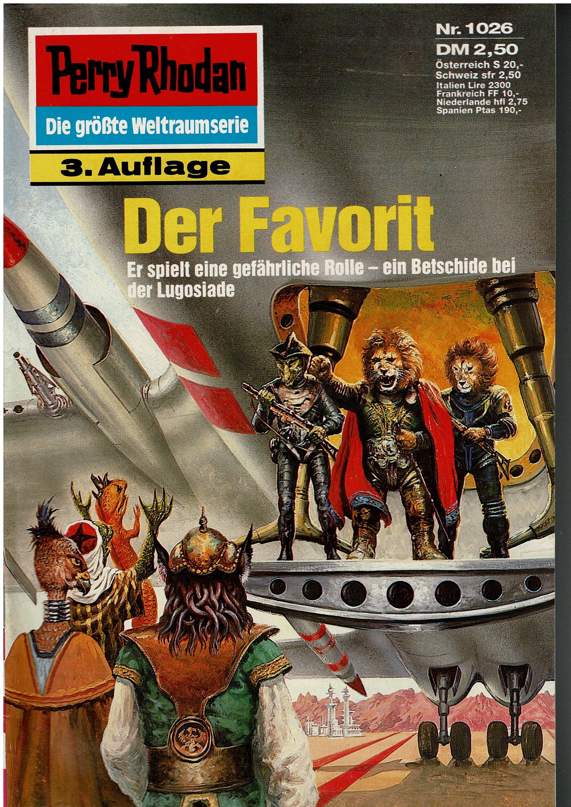 Marianne Sydow • Perry Rhodan Nr. 1026 - Der Favorit - 3. Auflage
