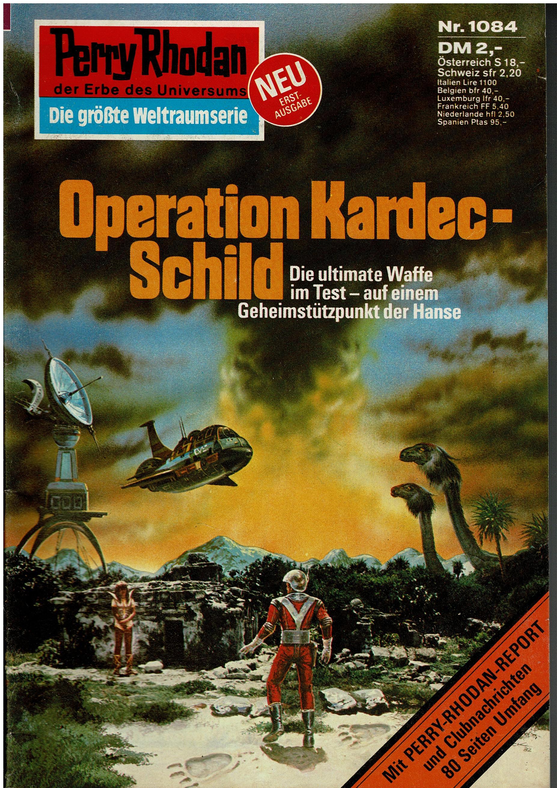 Kurt Mahr • Perry Rhodan Nr. 1084 - Operation Kardec-Schild - 1. Auflage