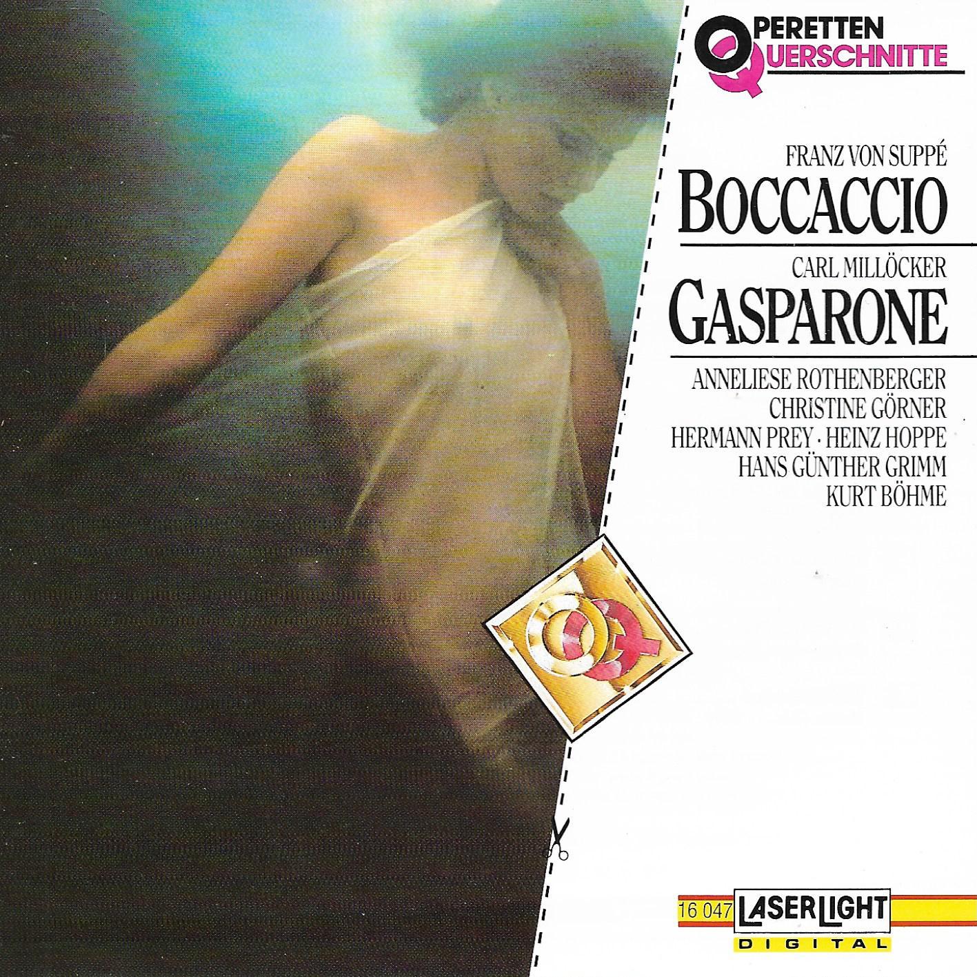 Anneliese Rothenberger / Christine Görner / Hermann Prey / Heinz Hoppe / Hans Günther Grimm / Kurt Böhme • Boccaccio (Querschnitt) / Gasparone (Querschnitt)