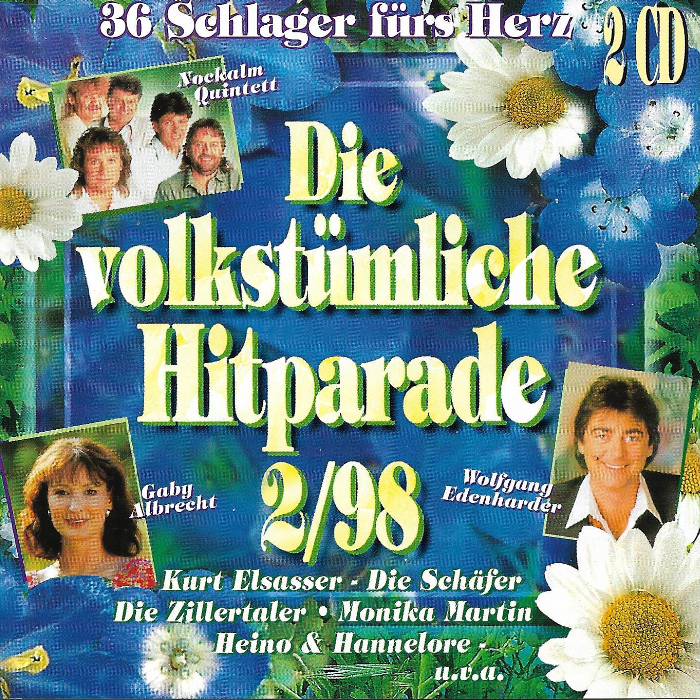 Die volkstümliche Hitparade • 2/98 - 36 Schlager fürs Herz