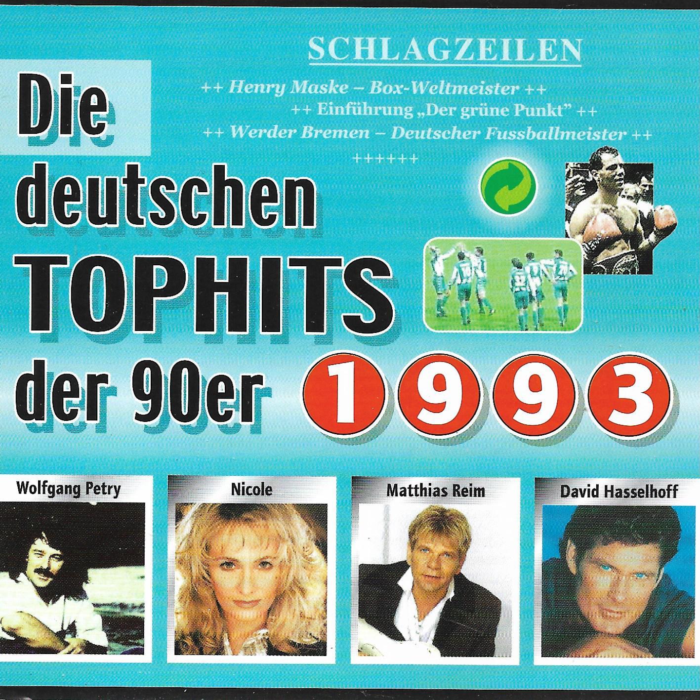 Various • Die deutschen Tophits der 90er - 1993