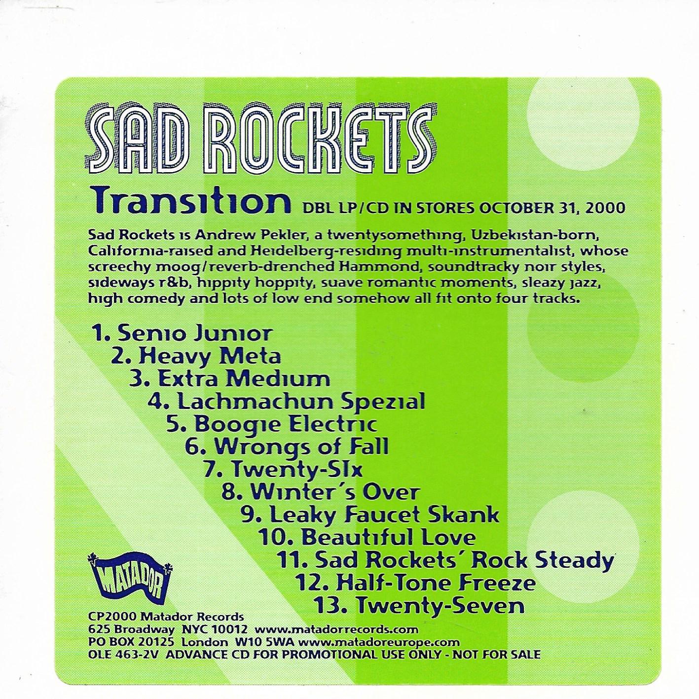 Sad Rockets • Transition