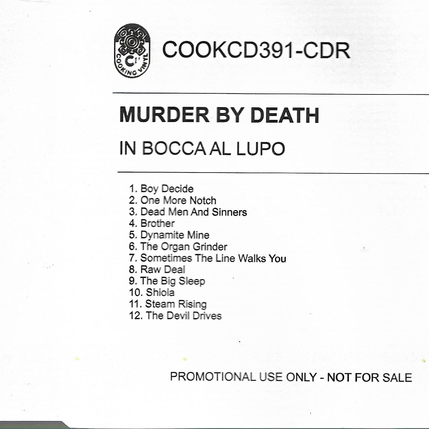 Murder By Death • In Bocca Al Lupo