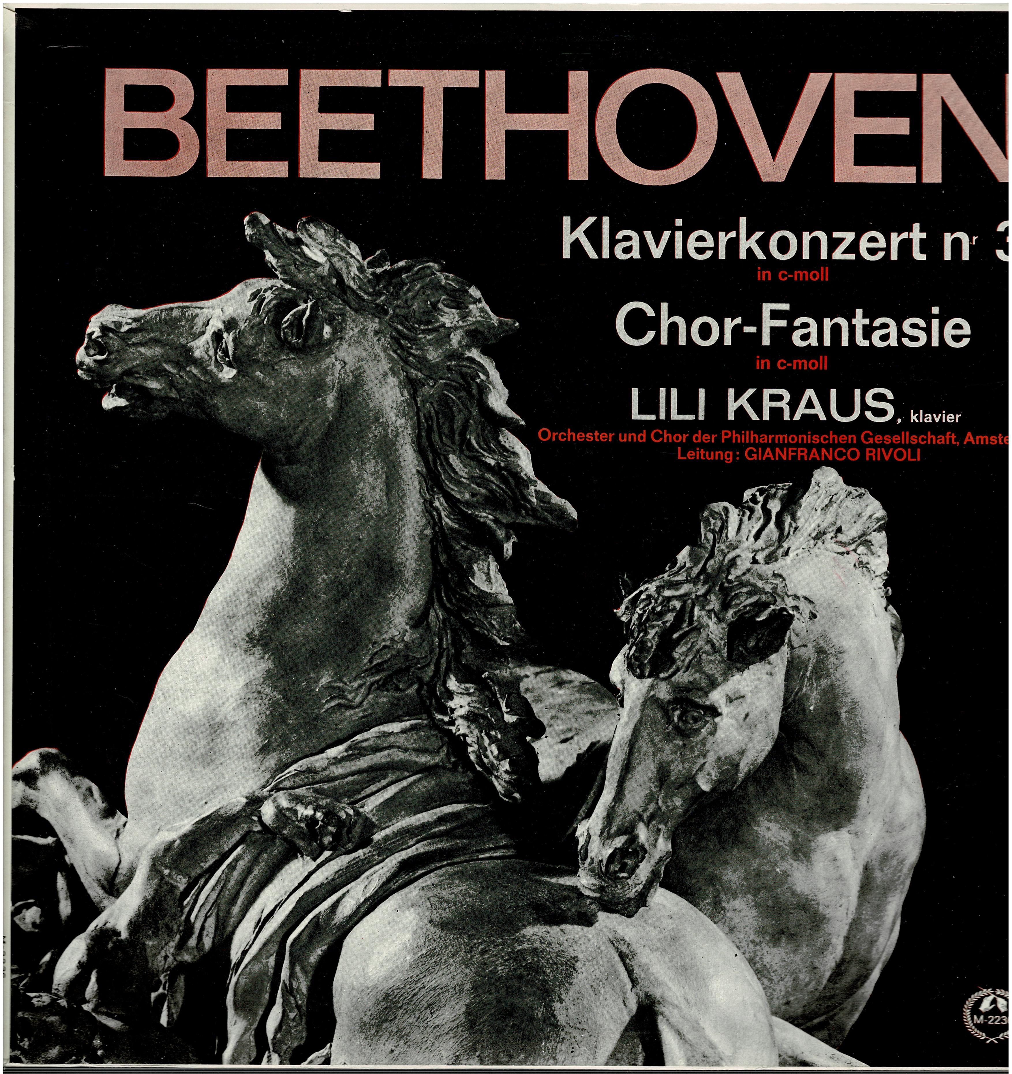 Ludwig van Beethoven / Amsterdam Philharmonic Society Orchestra ... • Drittes Klavierkonzert, Chor-Fantasie