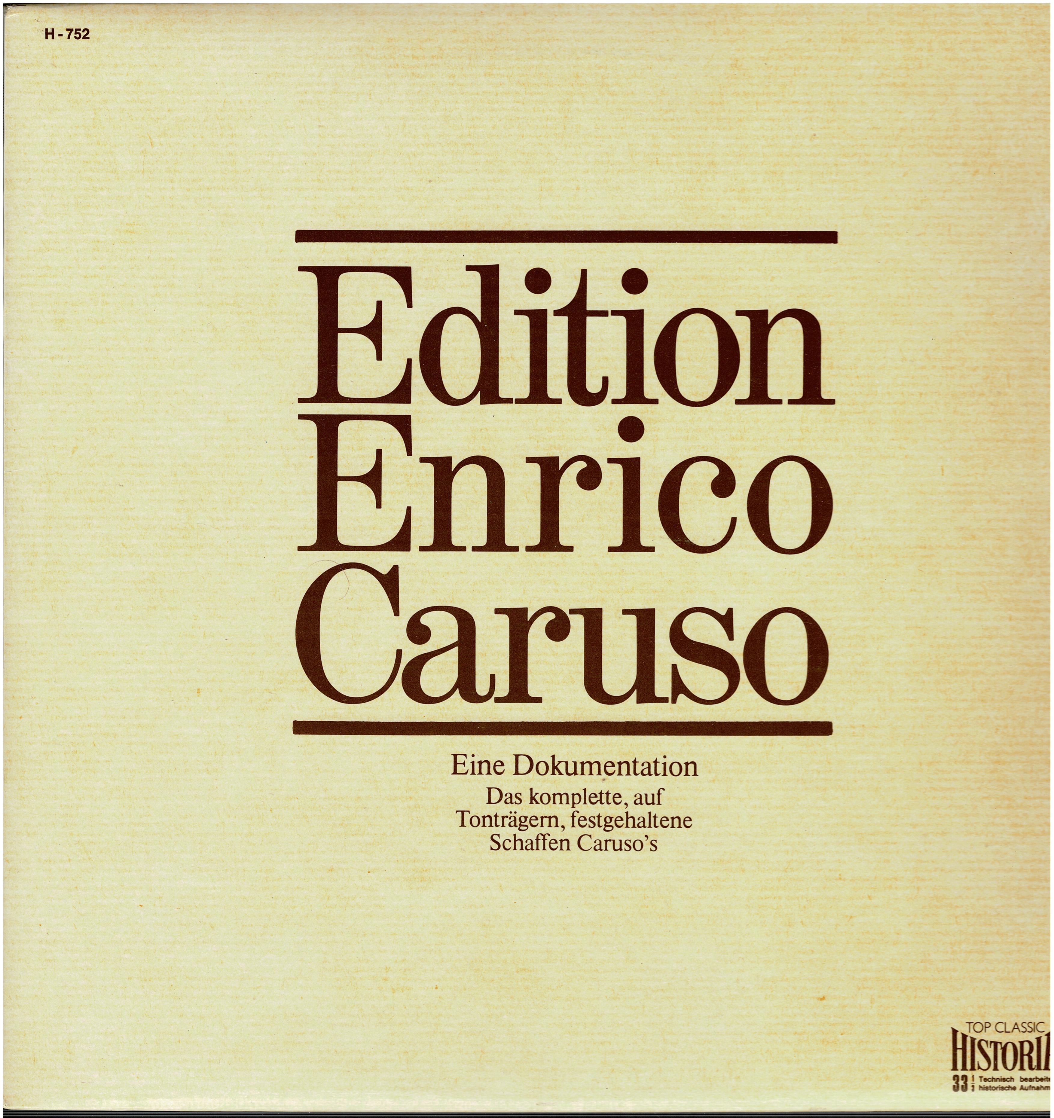 Enrico Caruso • Edition Enrico Caruso