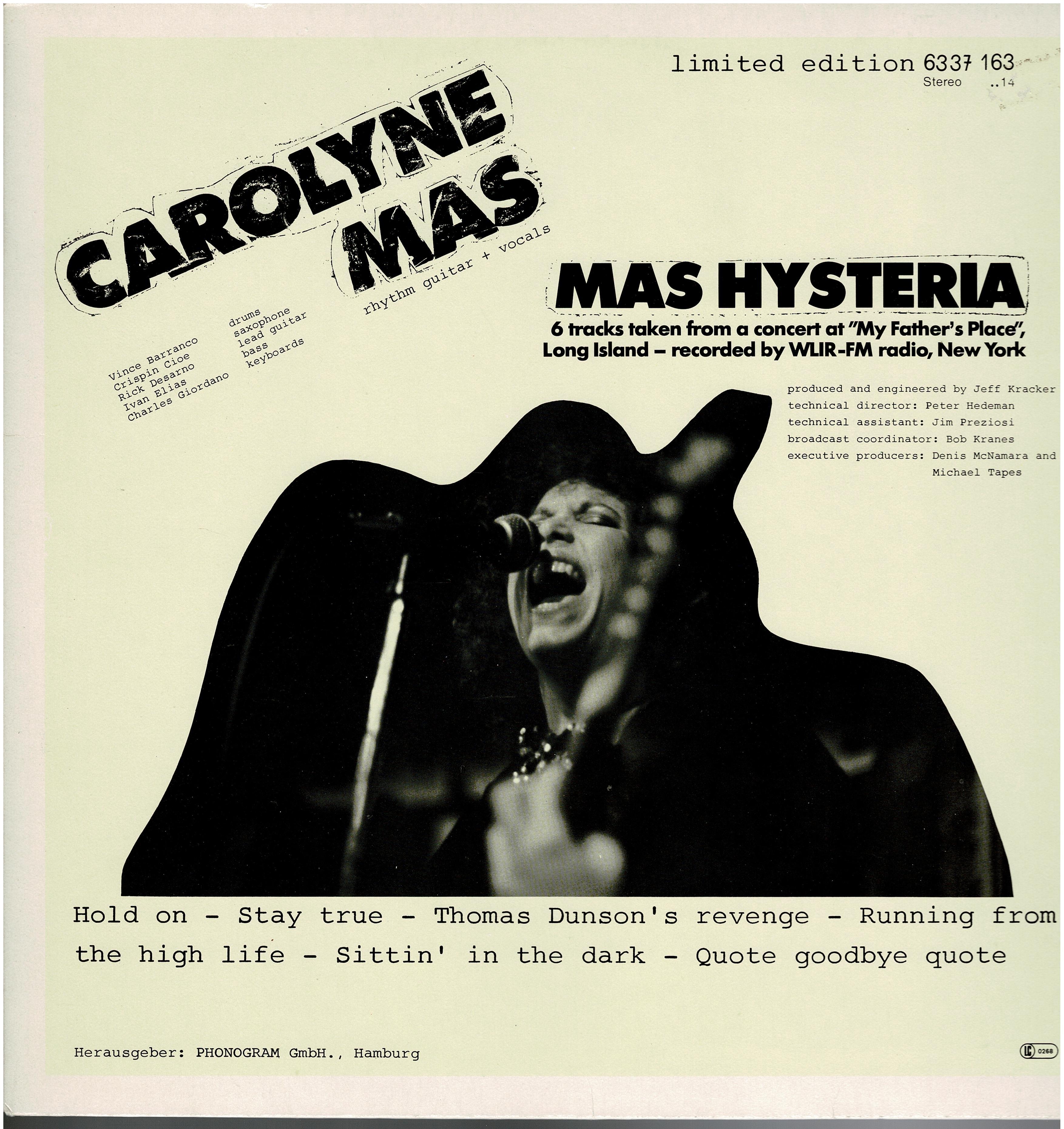 Carolyne Mas • Mas Hysteria